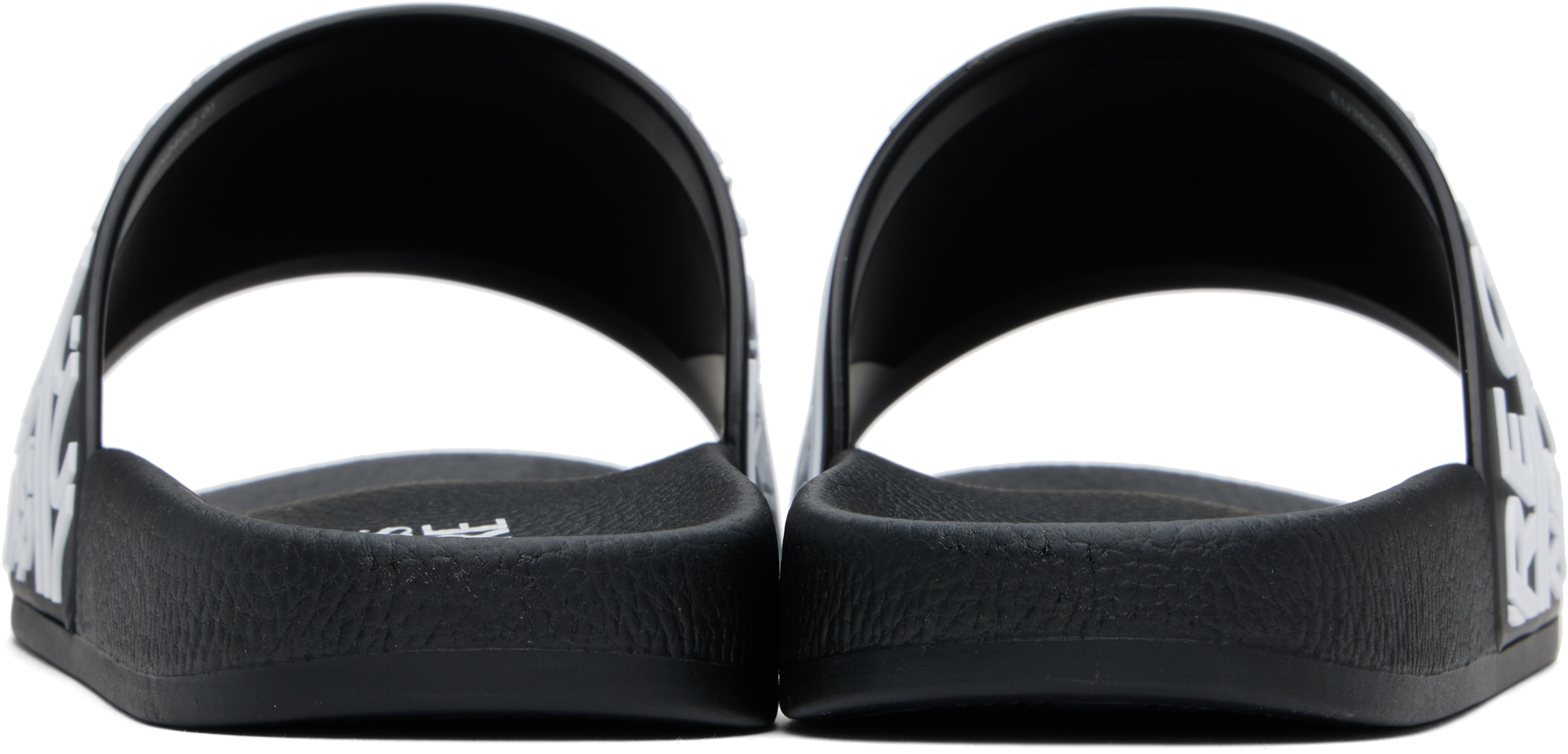 Versace Jeans Couture Sandal With Logo In E899-black