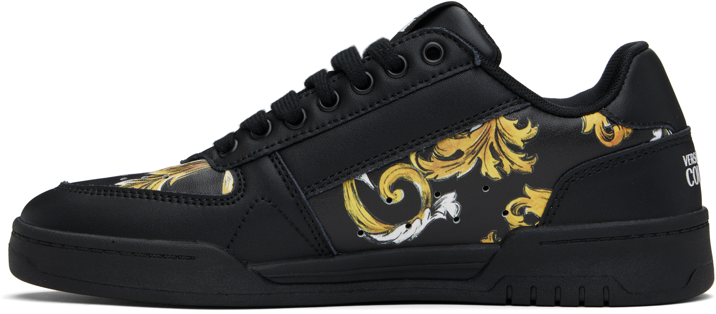 Versace Jeans Couture Sneakers Men Color Black In Eg89-black/gold