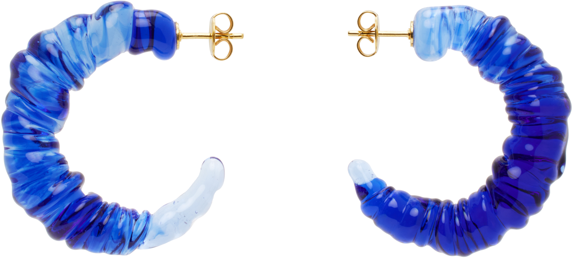 【関税込み】LEVENS JEWELS ブルー Ginger フープピアス LEVENS JEWELSのブルー Ginger フープピアスがセール中