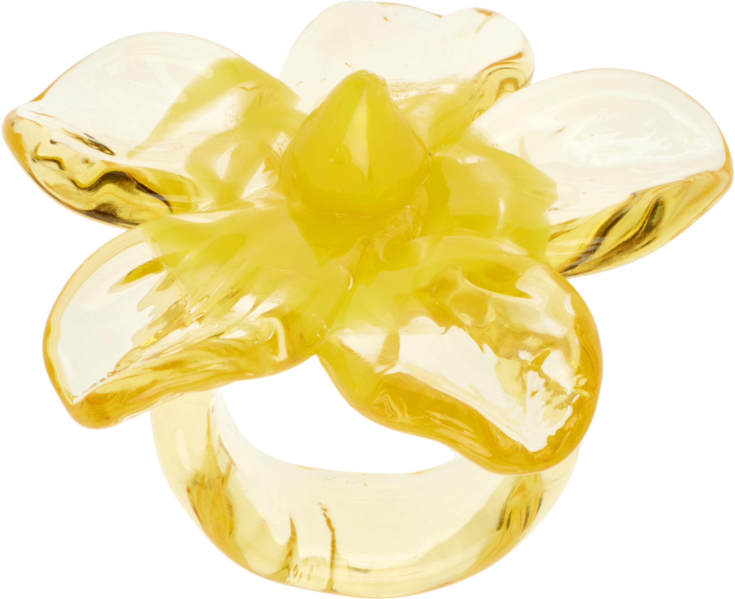 【関税込み】LEVENS JEWELS イエロー Hibiscus リング LEVENS JEWELSのイエロー Hibiscus リングがセール中
