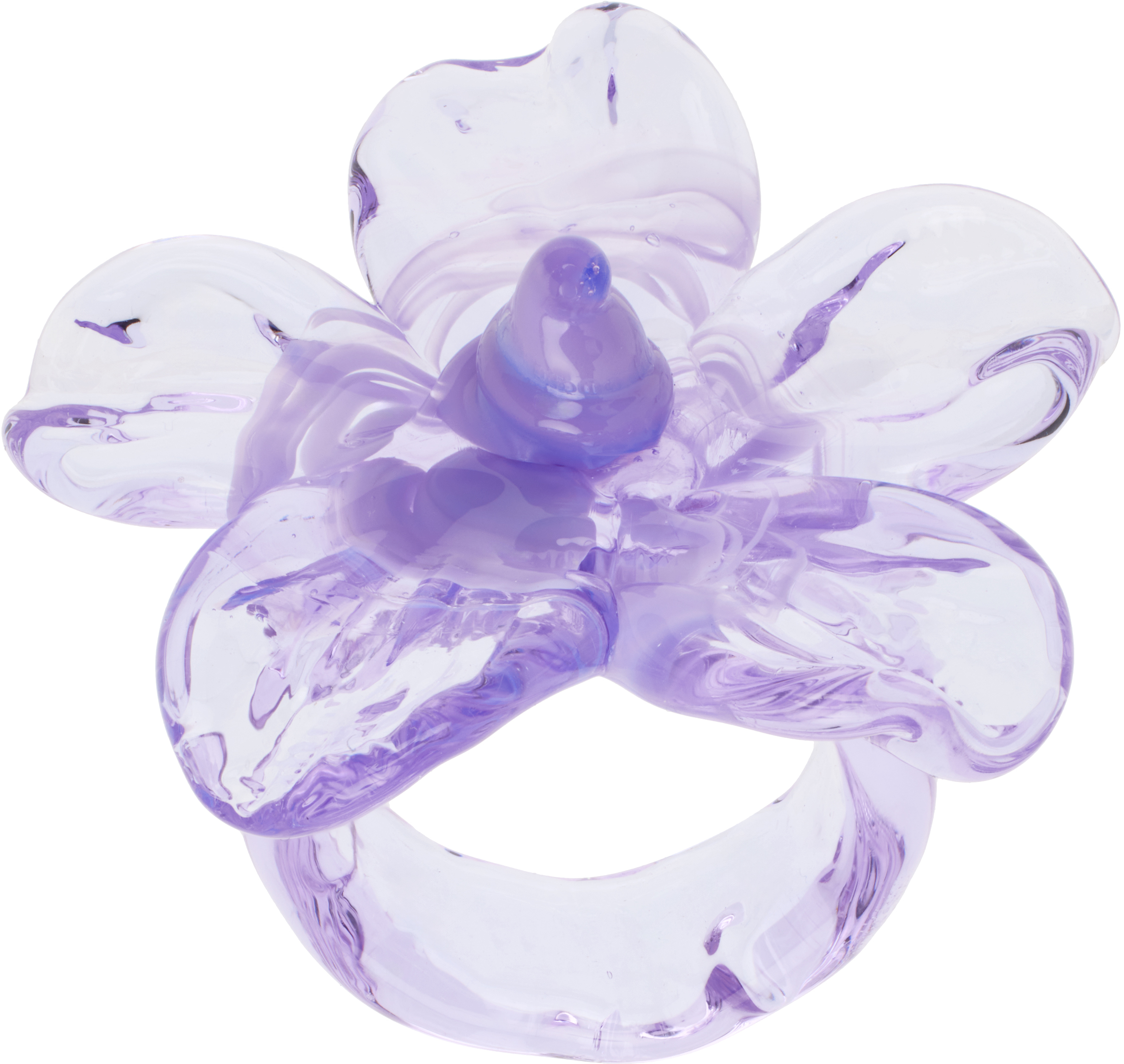 Purple Hibiscus Ring