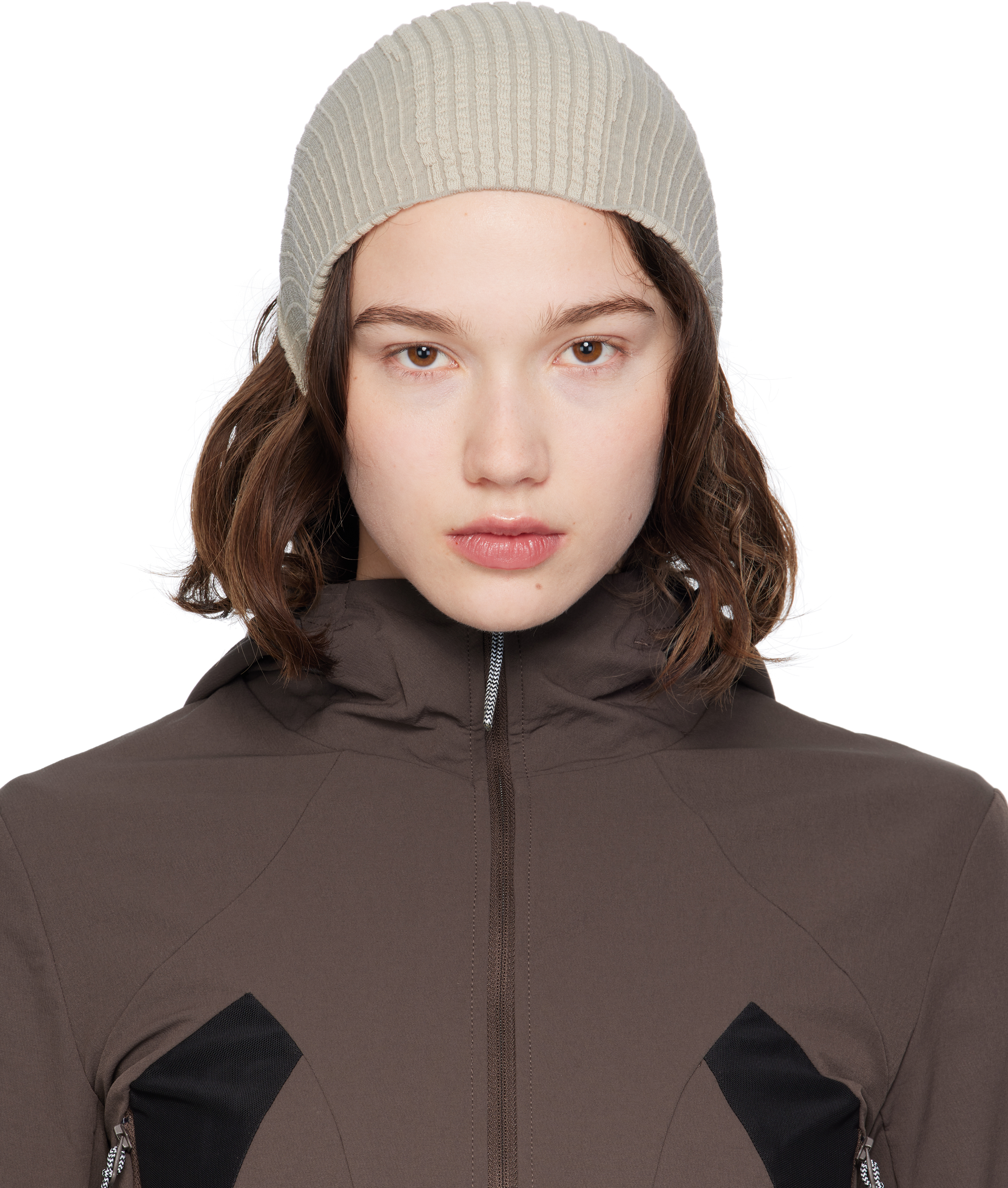 【関税込み】ROA ベージュ Wavy ボンネット ハット ROAのベージュ Wavy ボンネット ハットがセール中