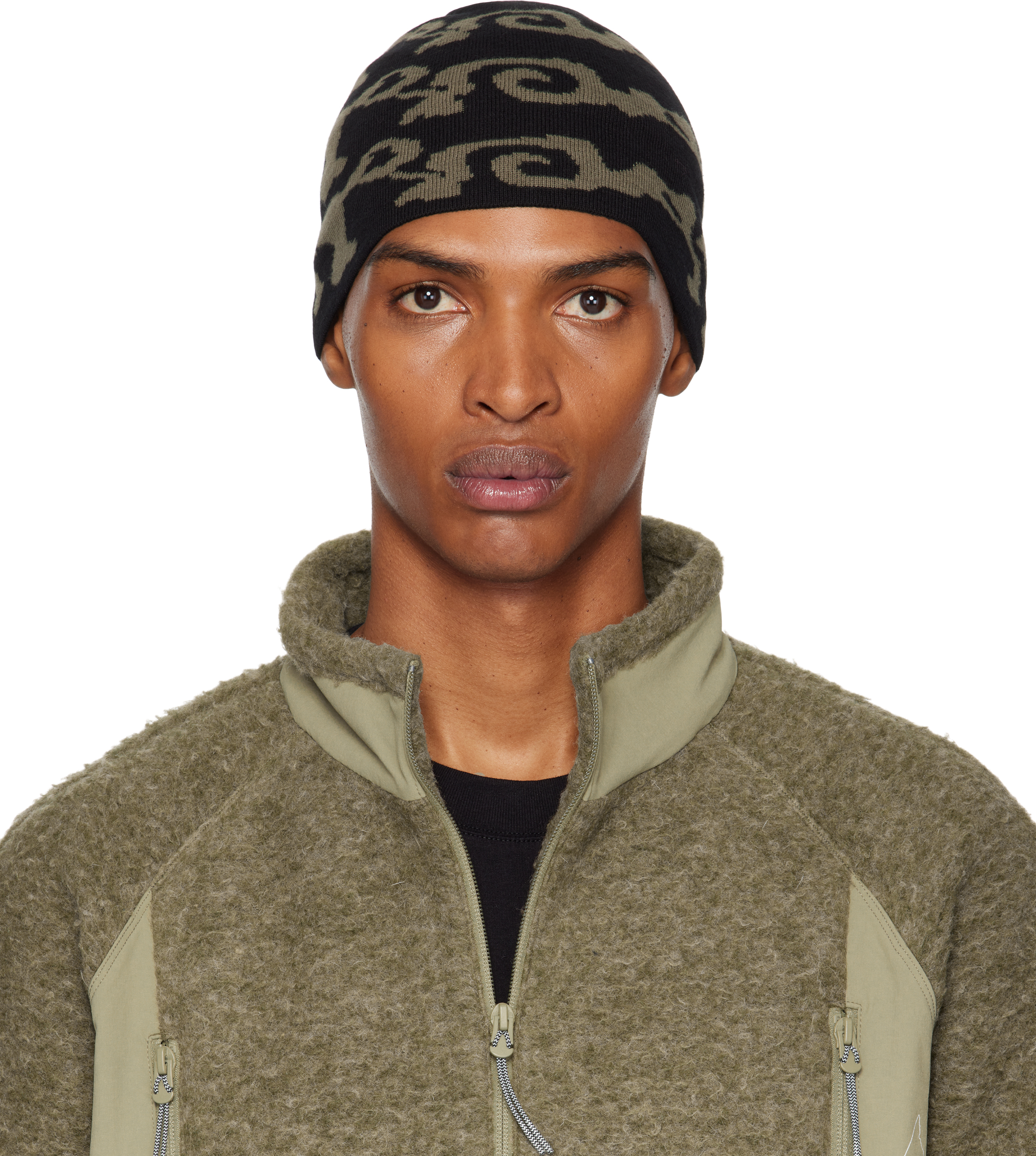 Black Vortex Beanie