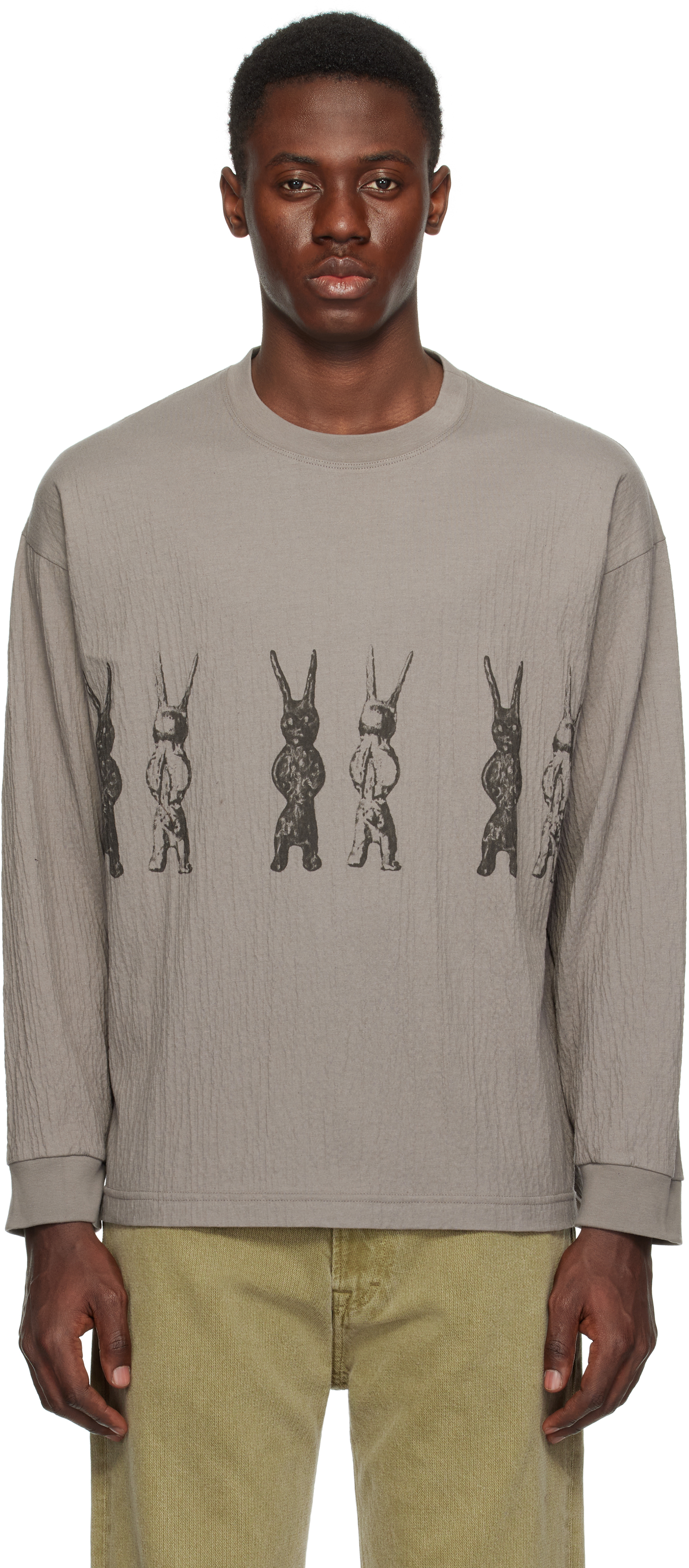 【関税込み】Small Talk Studio トープ Crinkle Tシャツ Small Talk Studioのトープ Crinkle Tシャツがセール中