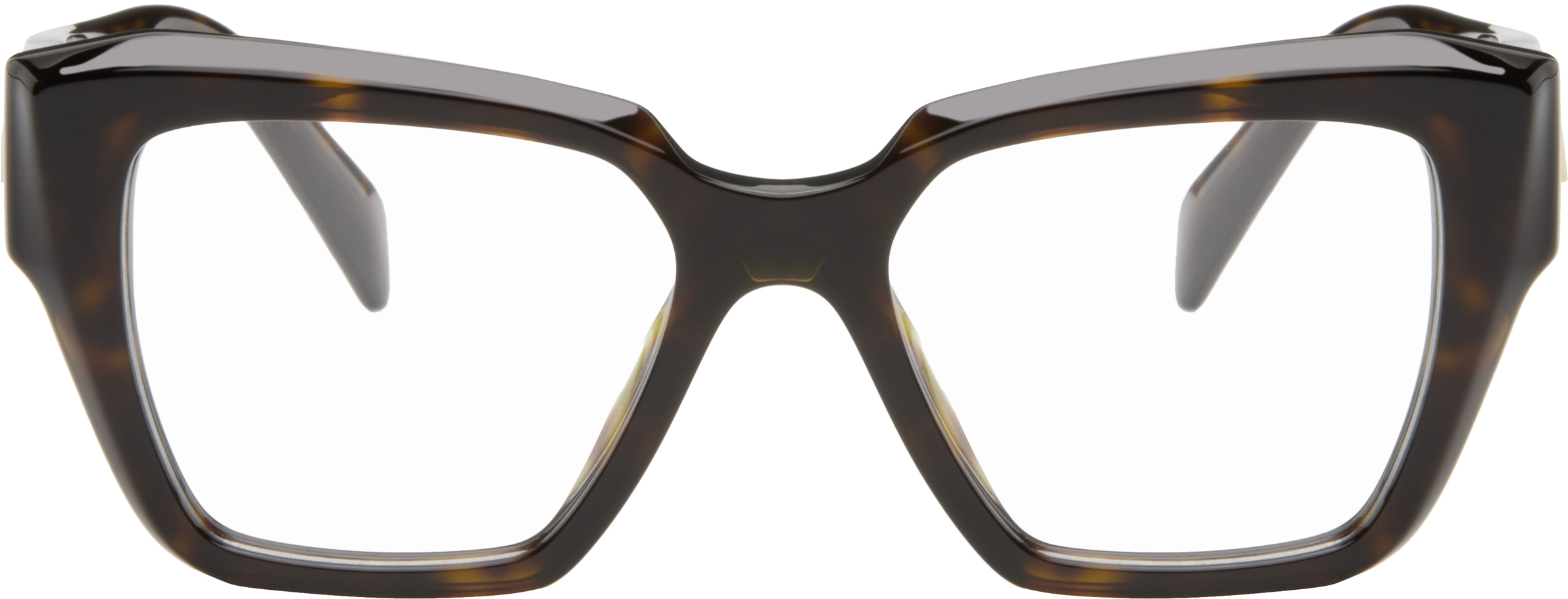 Brown Cat Eye Acetate Glasses