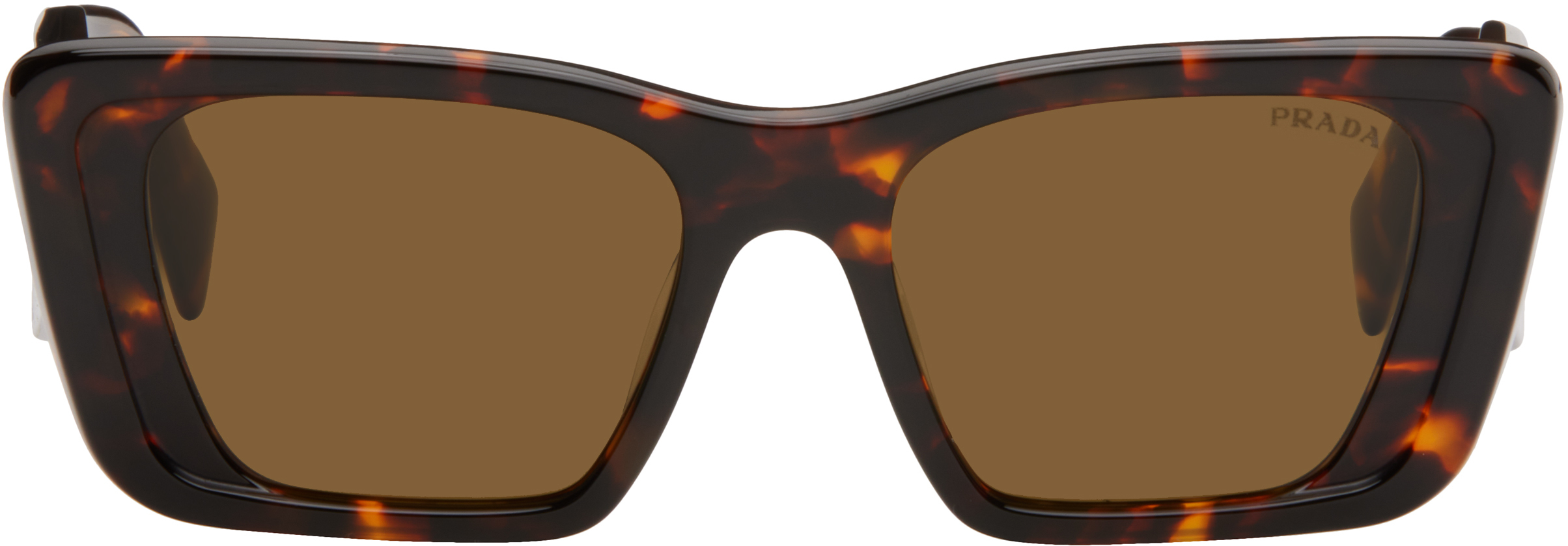 Brown 'Prada Symbole' Sunglasses