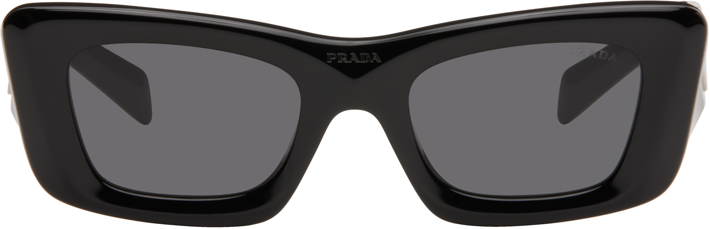 Black Cat Eye Square Sunglasses