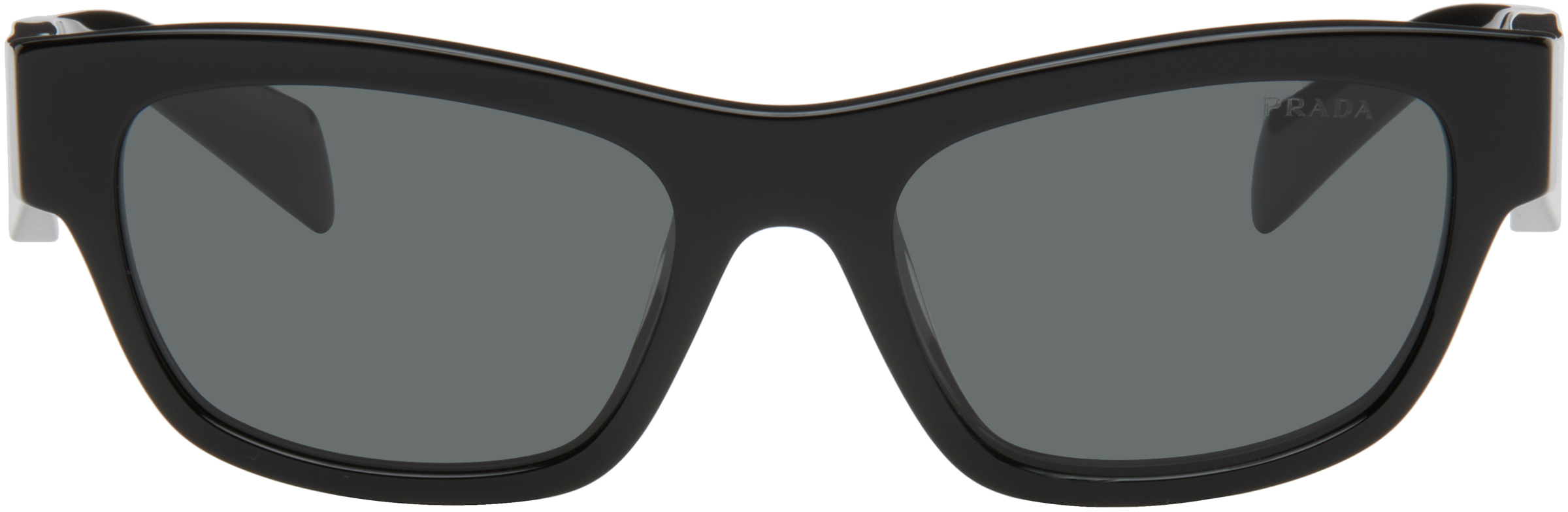 安い割引 Eyewear: Prada ブラック サングラス バタフライ Catwalk 小物