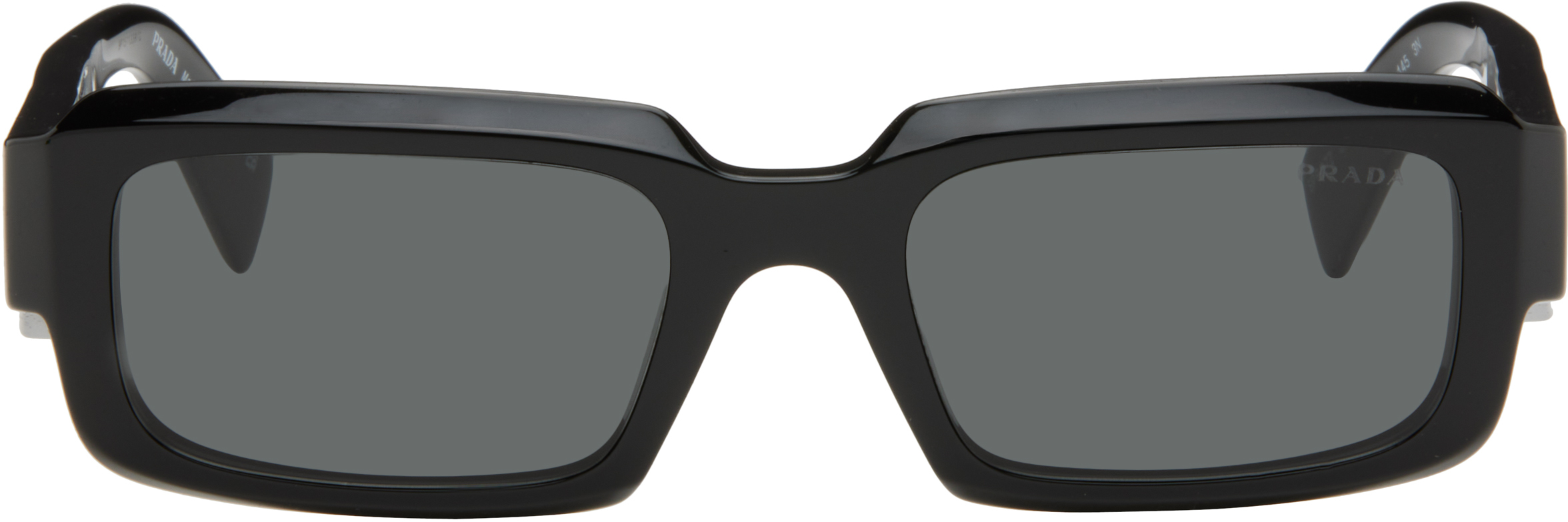 Prada Eyewearのブラック 'Prada Symbole' サングラスがセール中