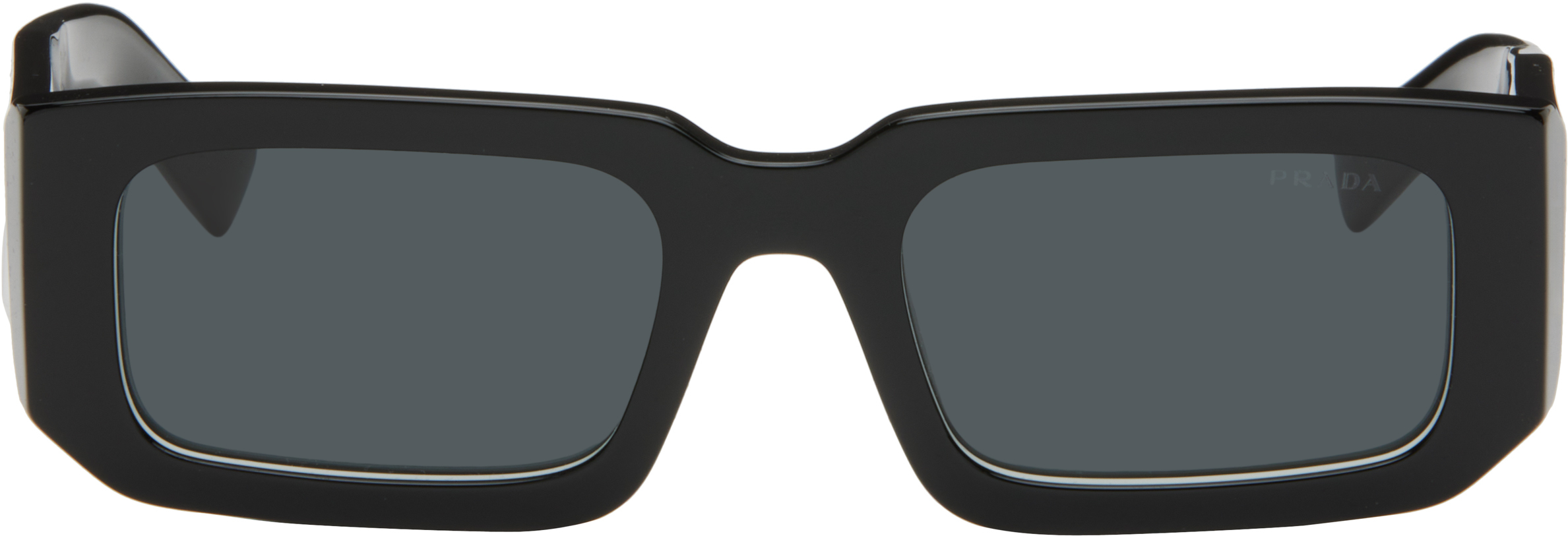 PRADA SYMBOLE サングラス ブラック ケース付き Prada Eyewear Symbole サングラス | ブラック | FARFETCH JP