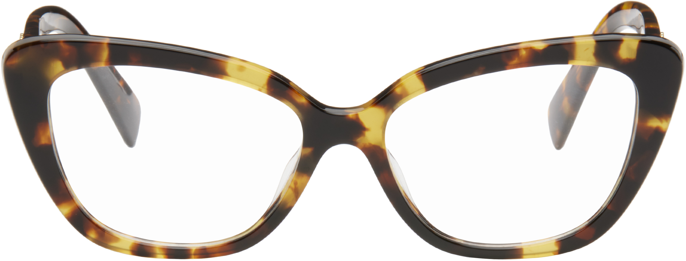 Brown Cat Eye Acetate Glasses