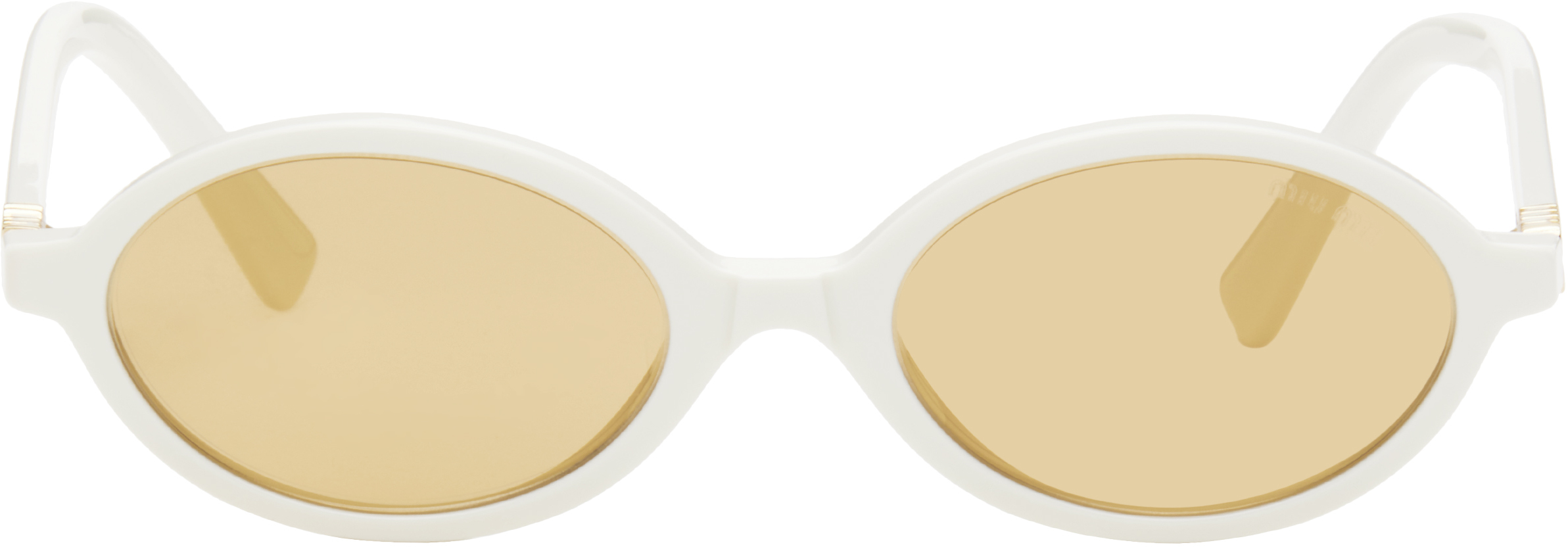 White Miu Regard Sunglasses