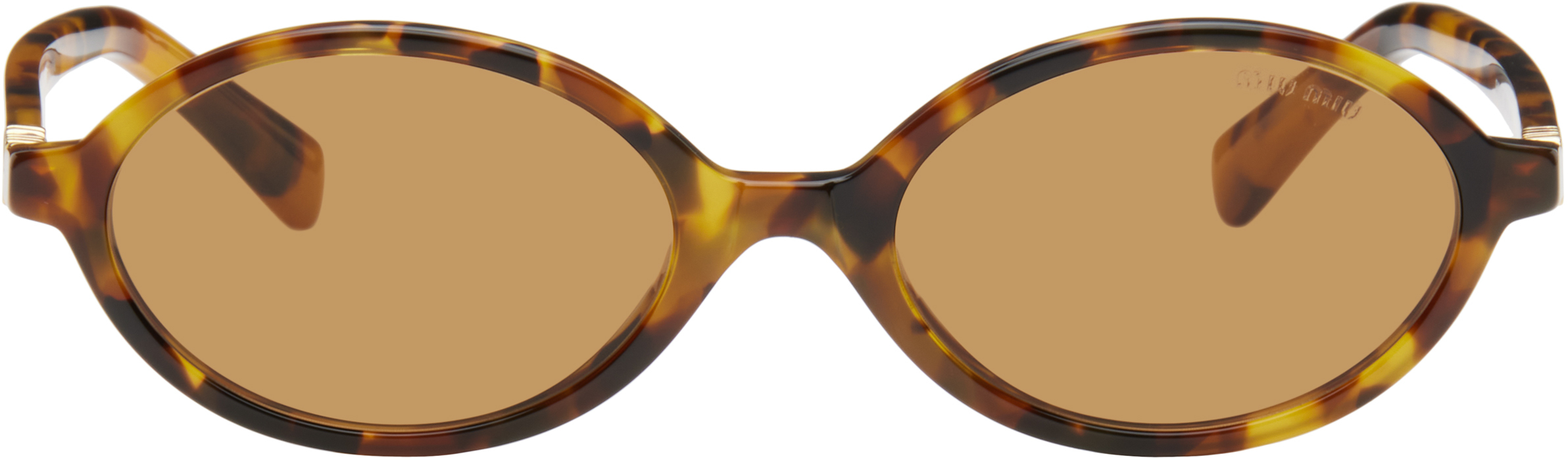 Brown Miu Regard Sunglasses