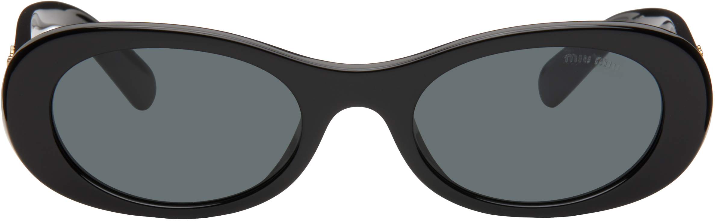 Miu Eyewear Miu Miu Noir Sunglasses Miu Miu Noir Round Sunglasses