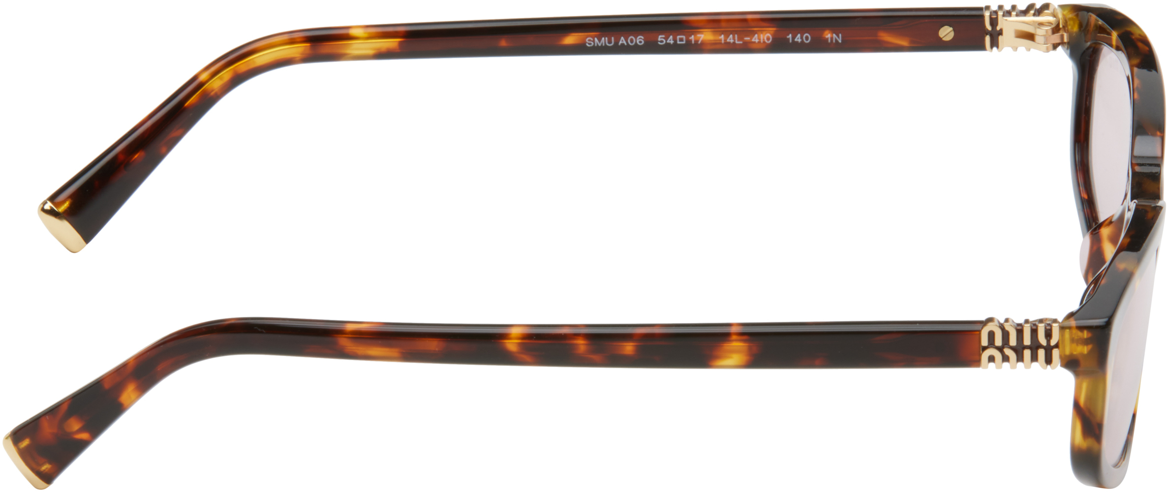Miu Miu Womens Brown Mu A06s Oval-frame Acetate Sunglasses In 14l4i0
