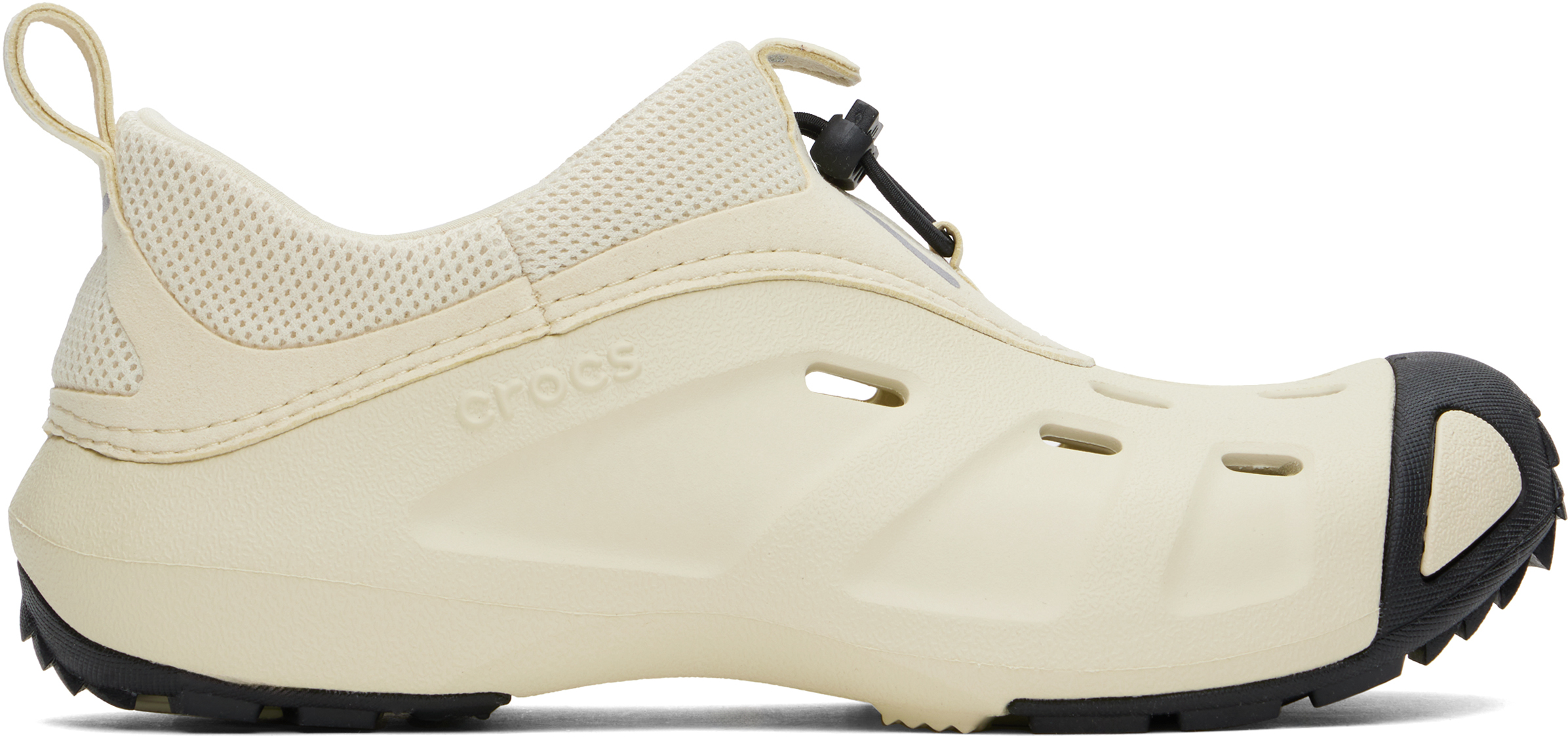 Crocs: Beige Crocs Quick Trail Low Sneakers | SSENSE