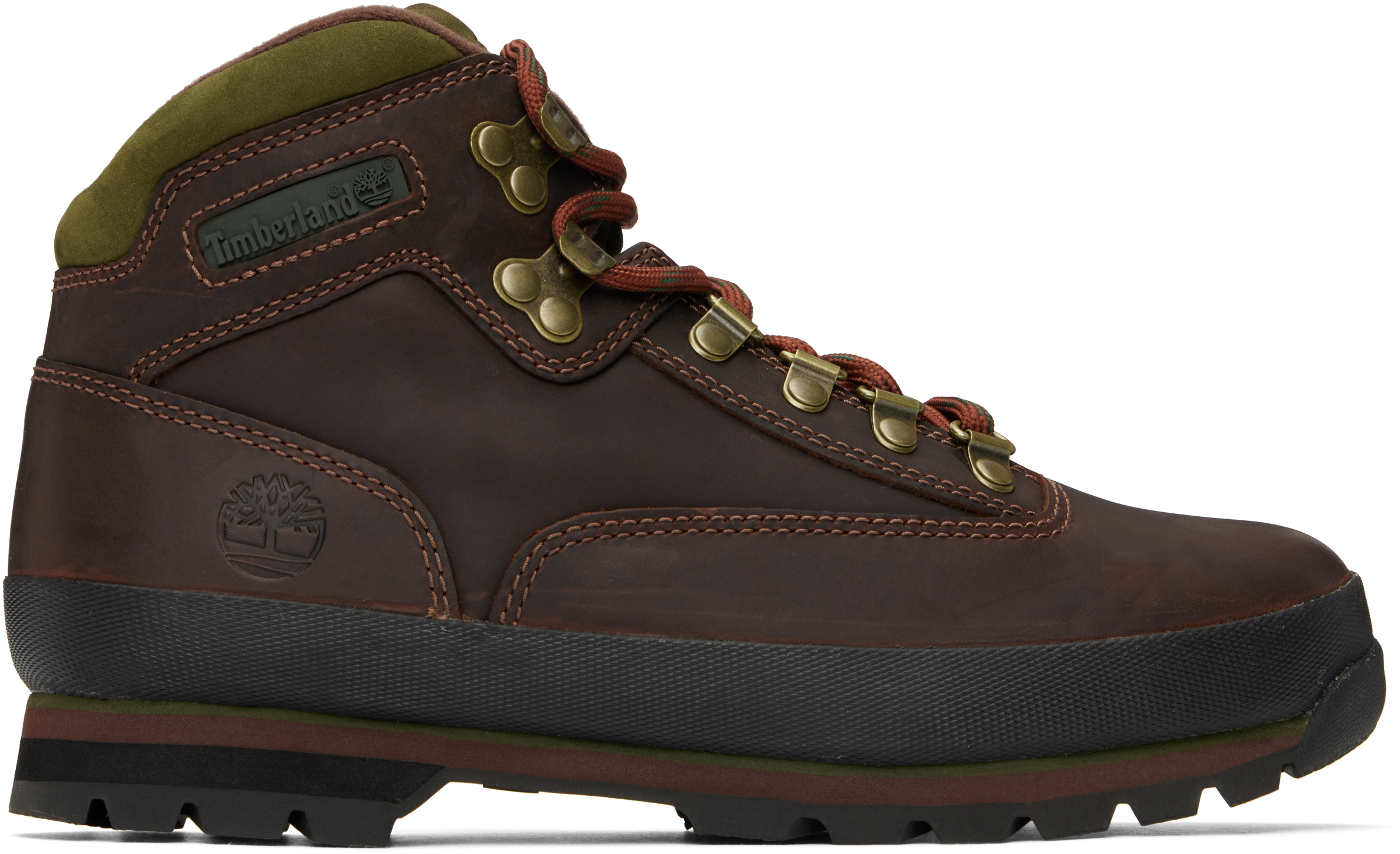 Brown Euro Hiker Leather Boots