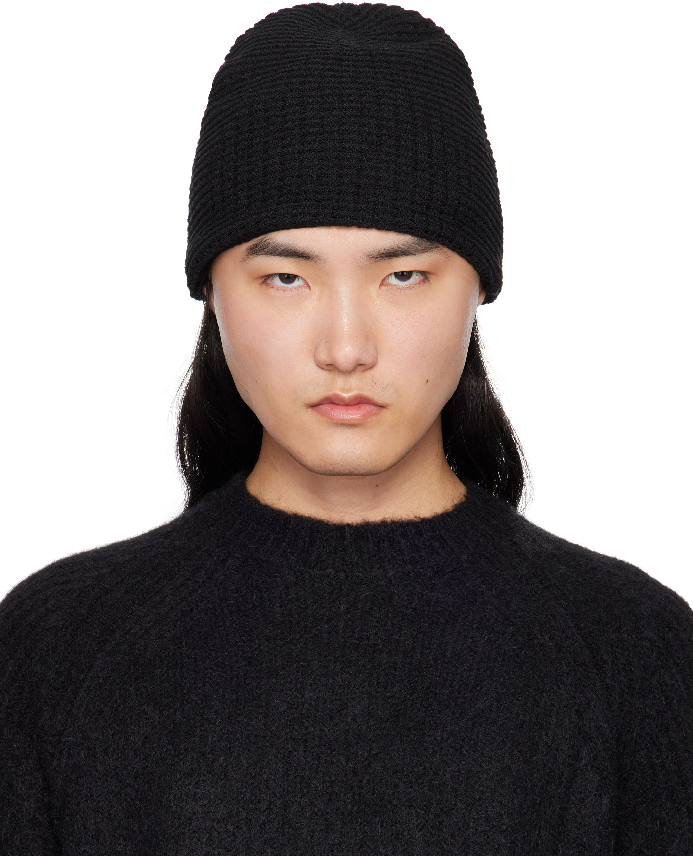 Black Knit Beanie