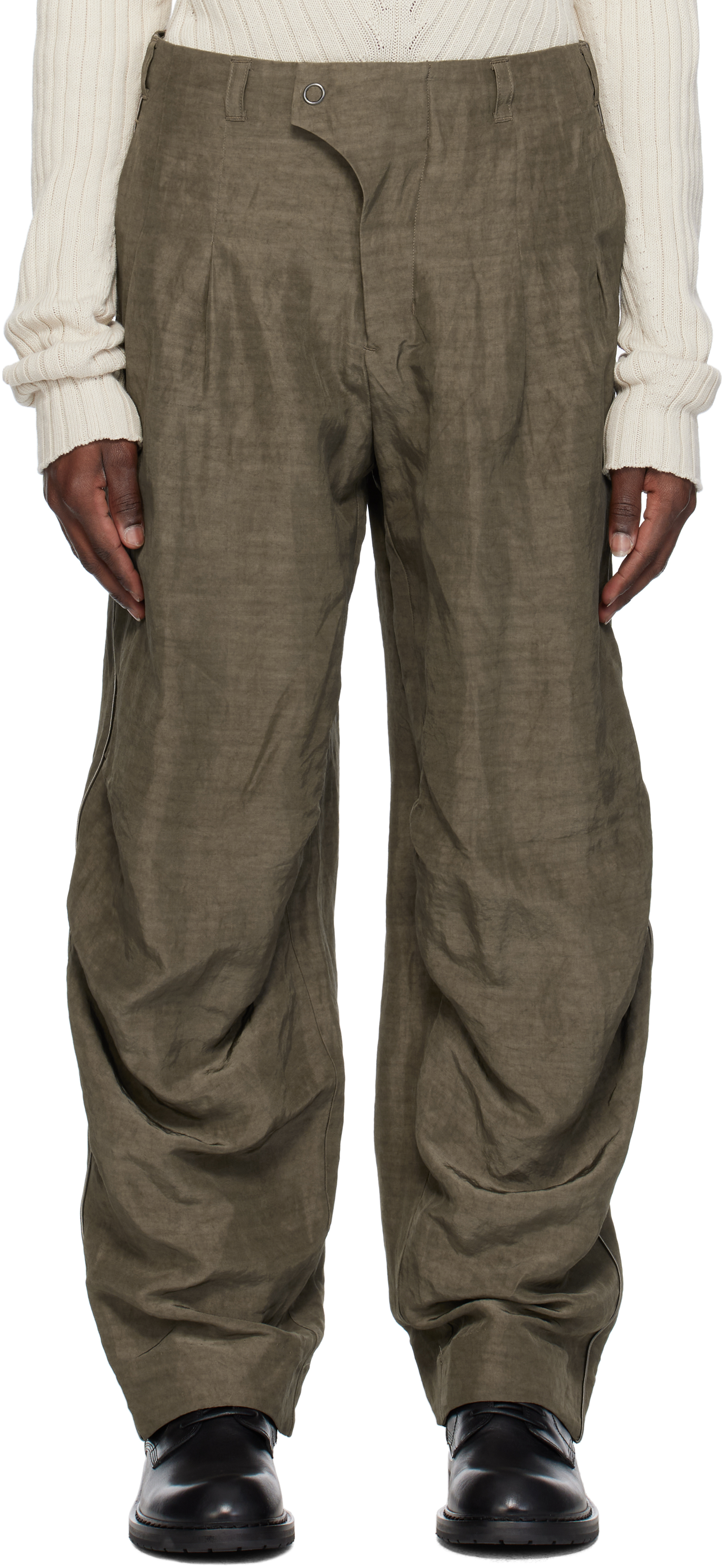 Taupe Baggy Trousers