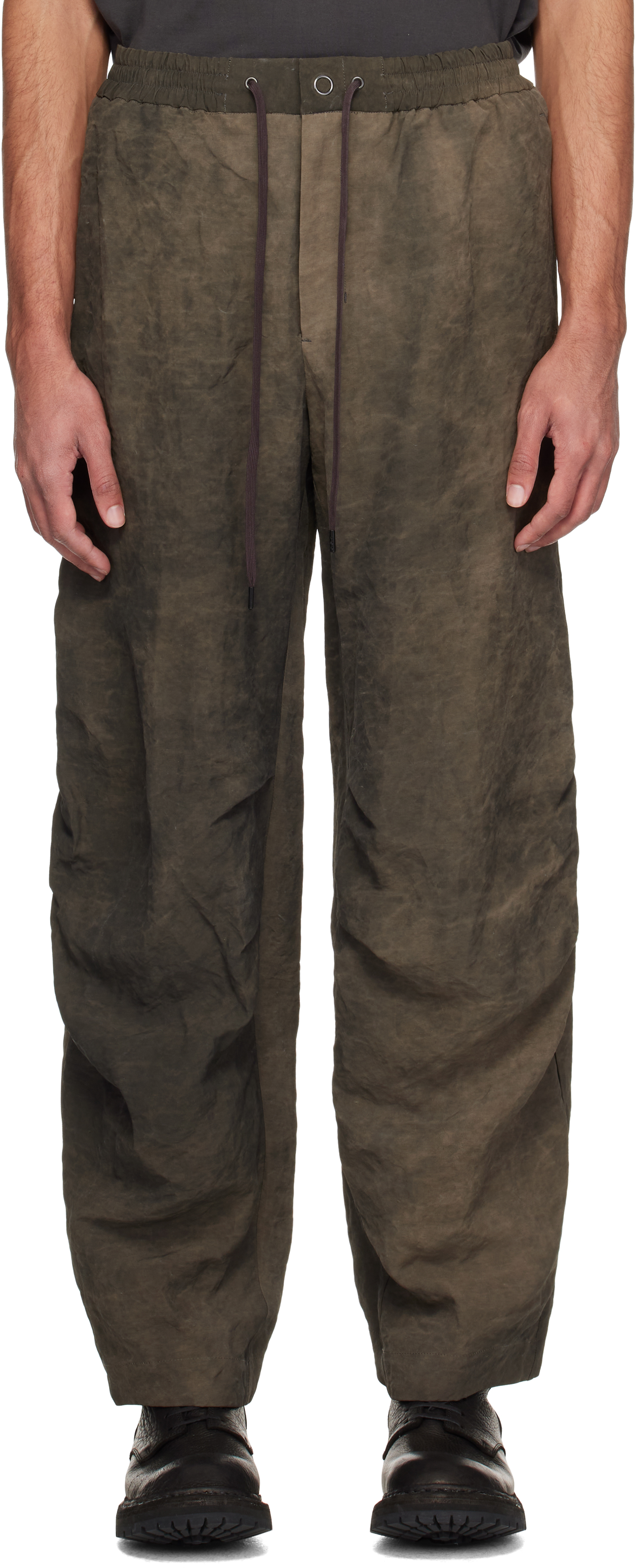 Gray Baggy Trousers