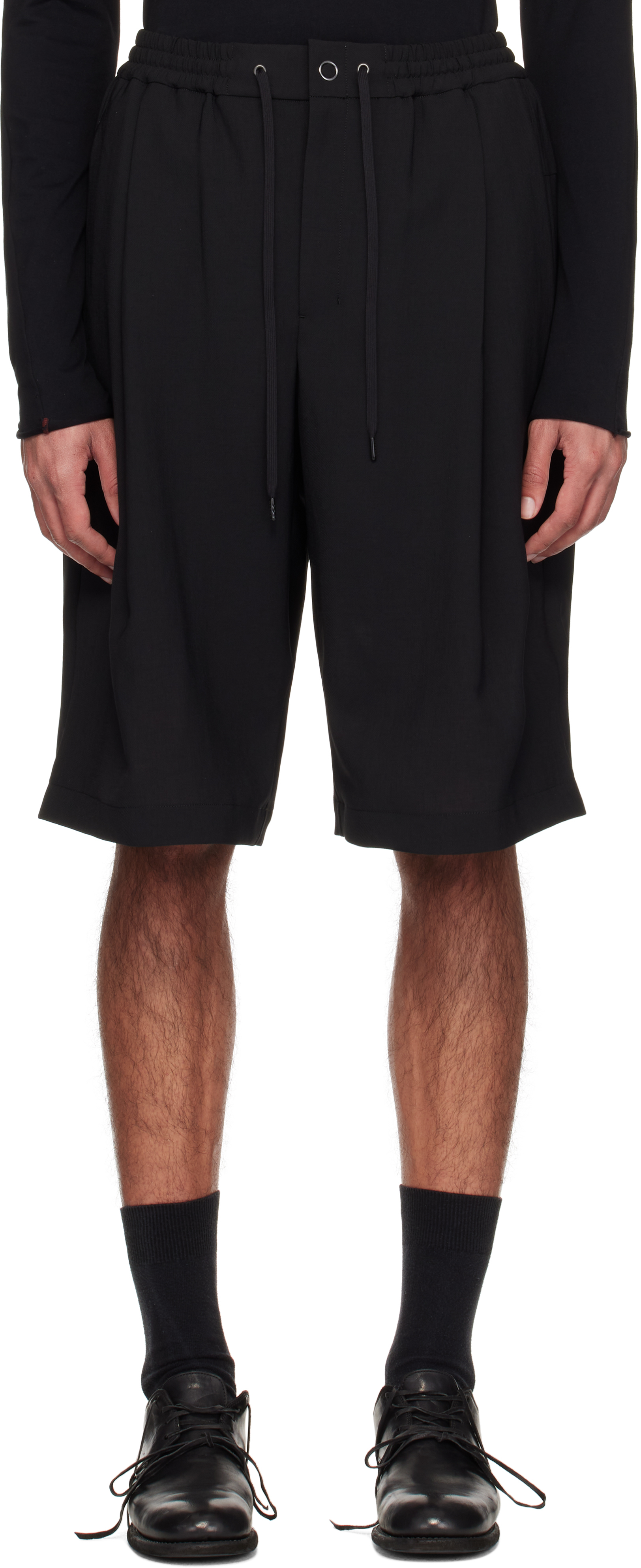 Black Hybrid Shorts