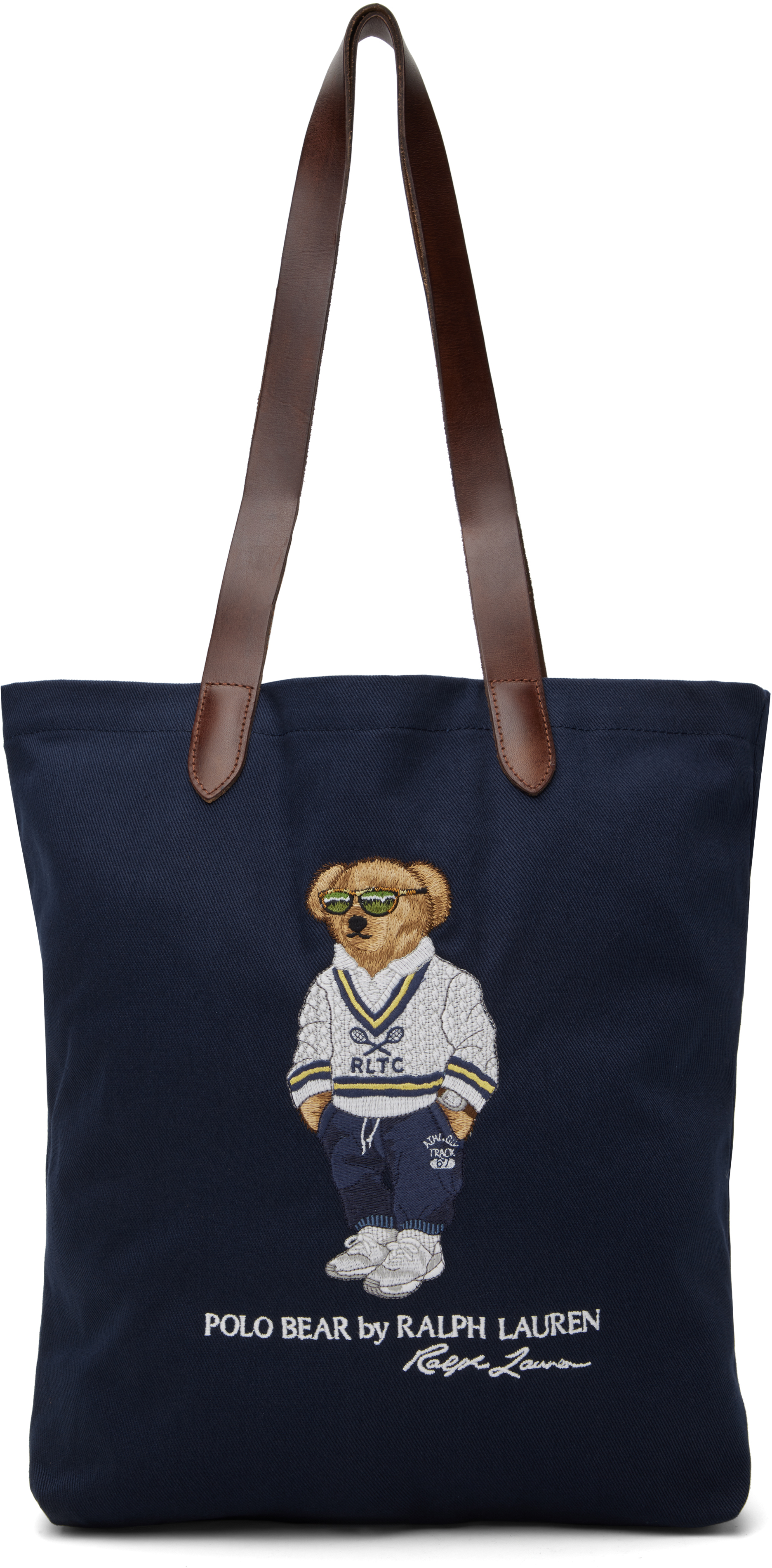Genuine Polo Ralph Lauren Canvas Small Polo Bear Tote Bag
