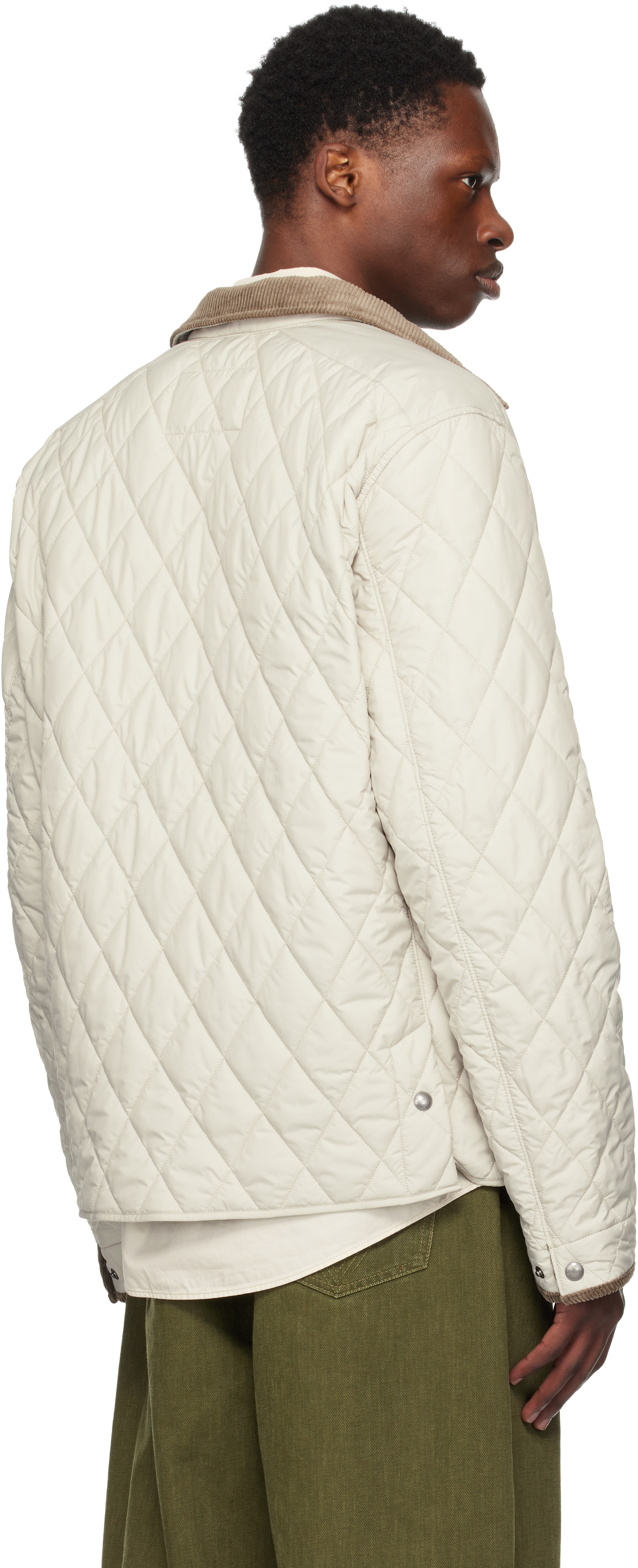 Polo Ralph Lauren Gray 'the Beaton' Quilted Jacket