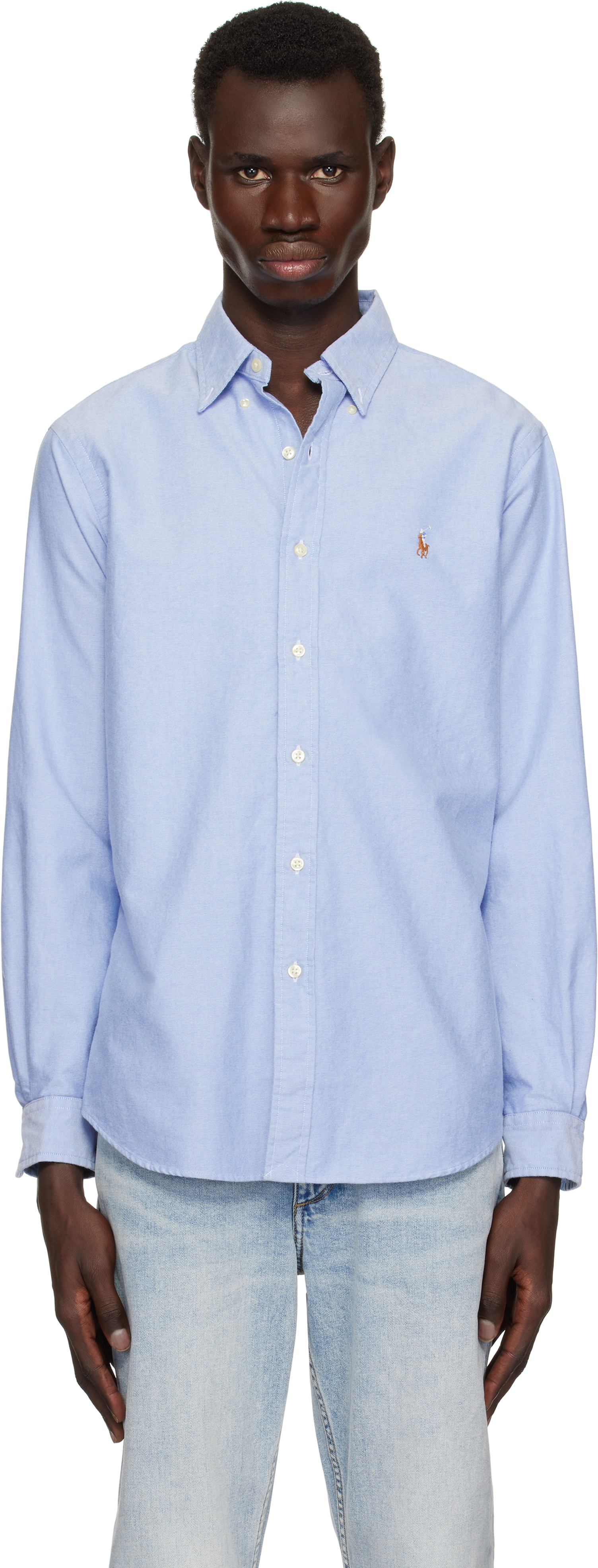 ★★POLO RALPH LAUREN★★ W Classic Fit Oxford Shirt Blue WM Polo Ralph Lauren Classic-Fit Cotton Oxford Shirt | Saks