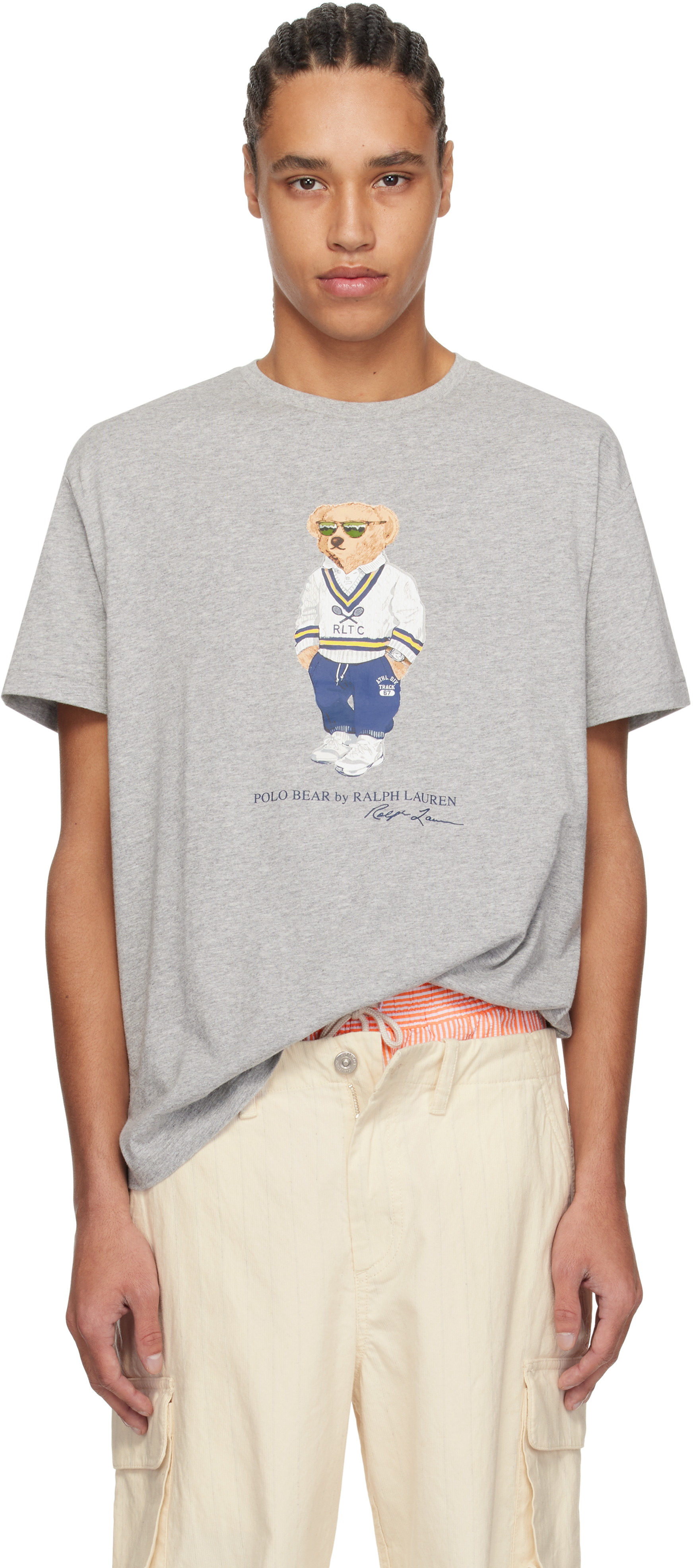 Polo Ralph Lauren: グレー Polo ベア クラシックフィット
