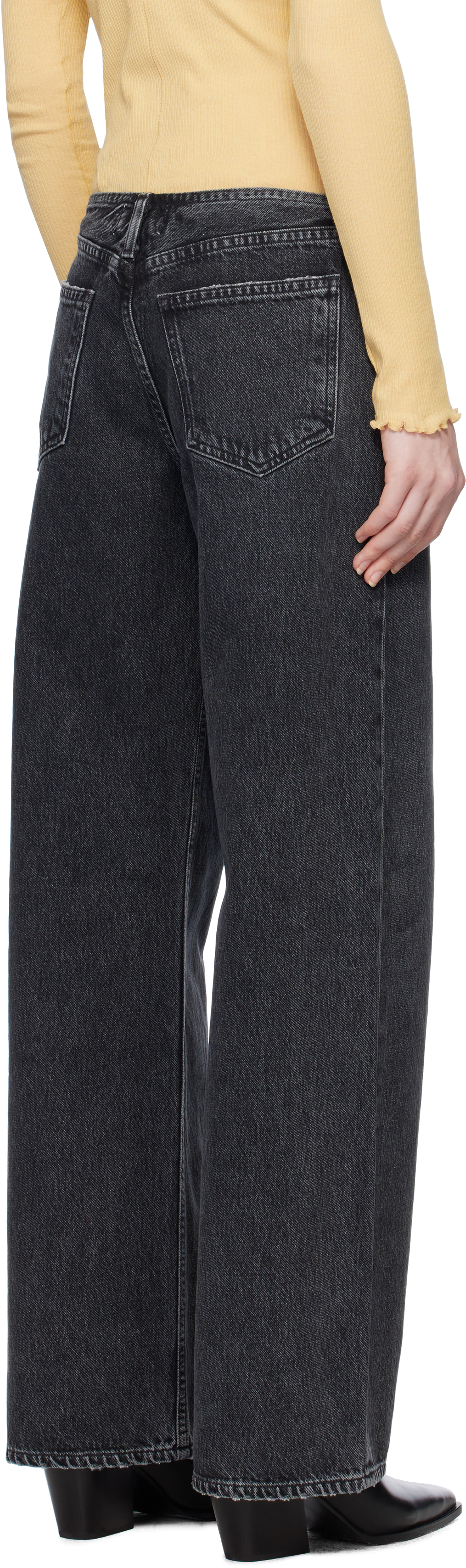 Agolde Low Slung Baggy Jeans In Paradox