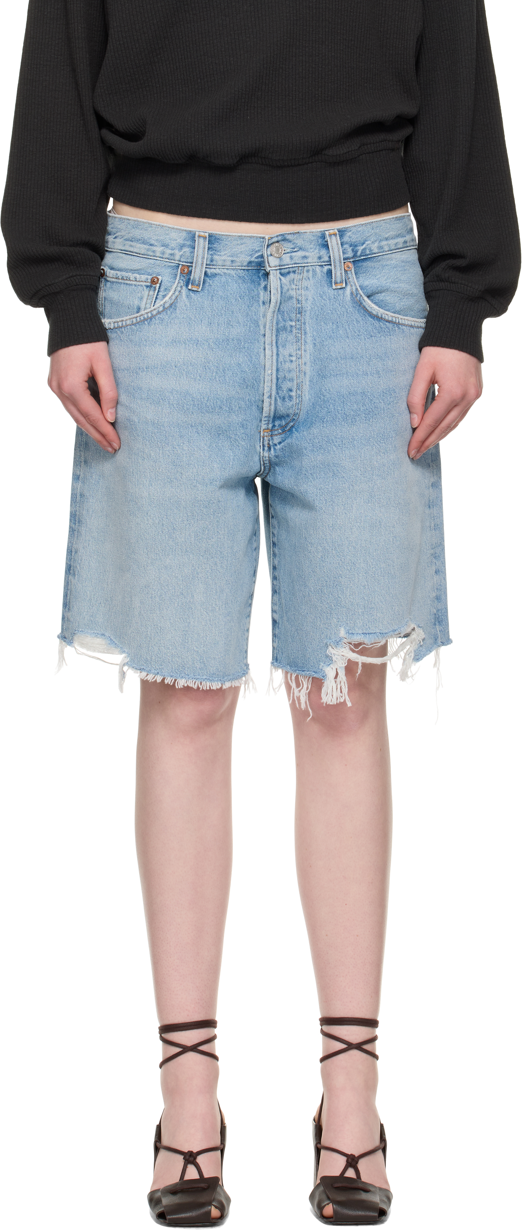 Blue Indra Denim Shorts