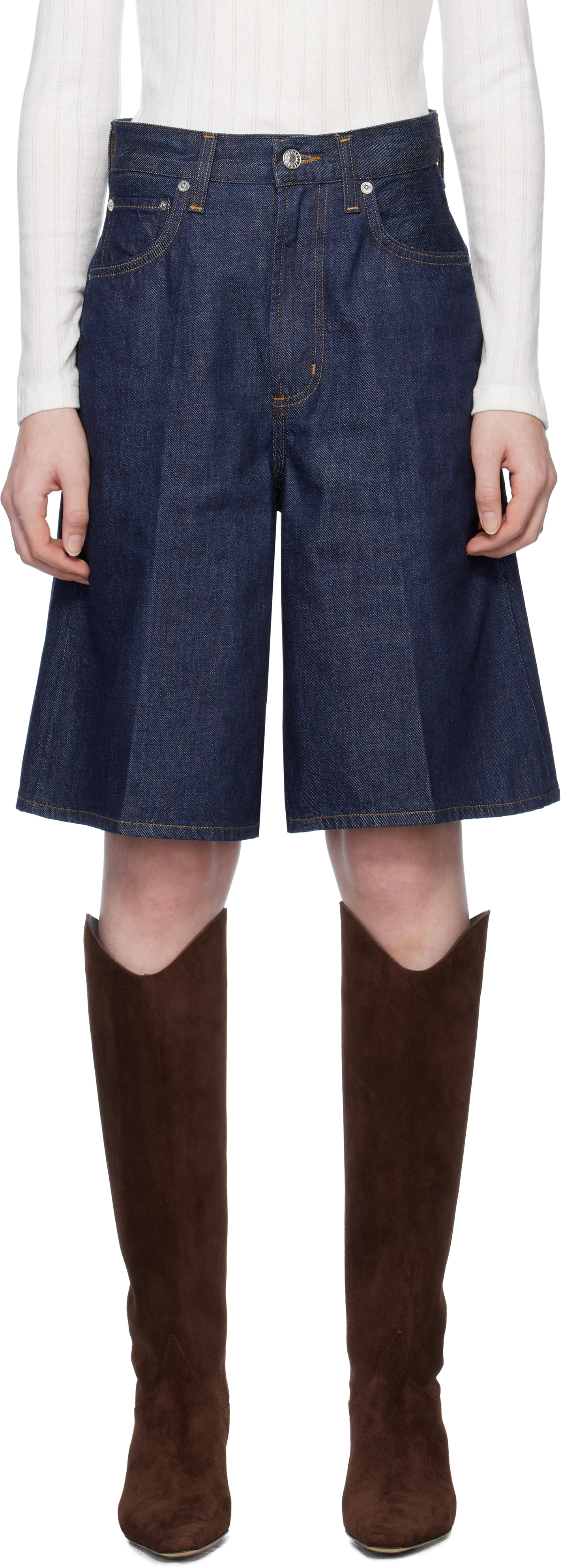 Blue Nolan Denim Shorts