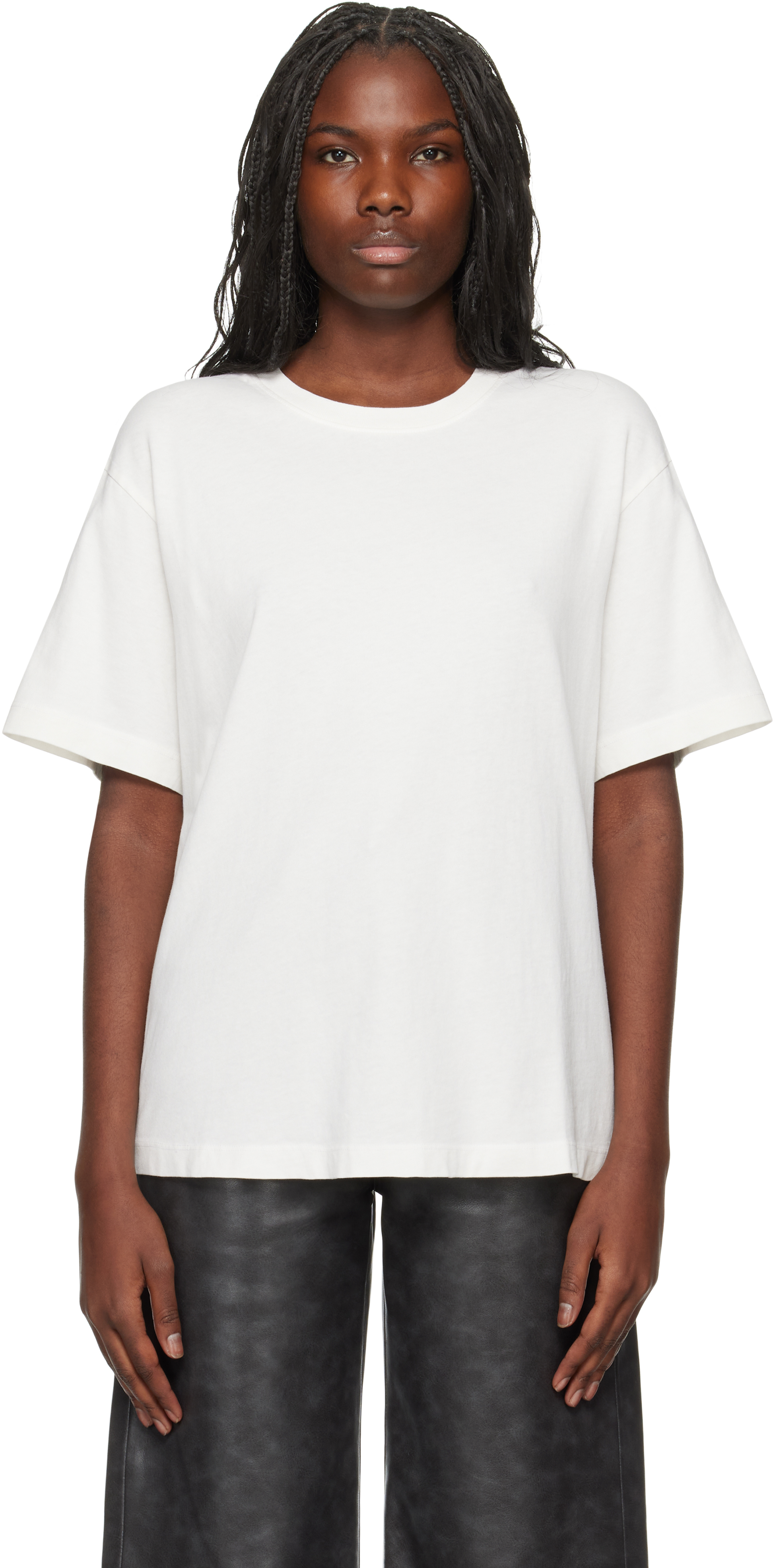 AGOLDE OFF-WHITE JAY T-SHIRT 