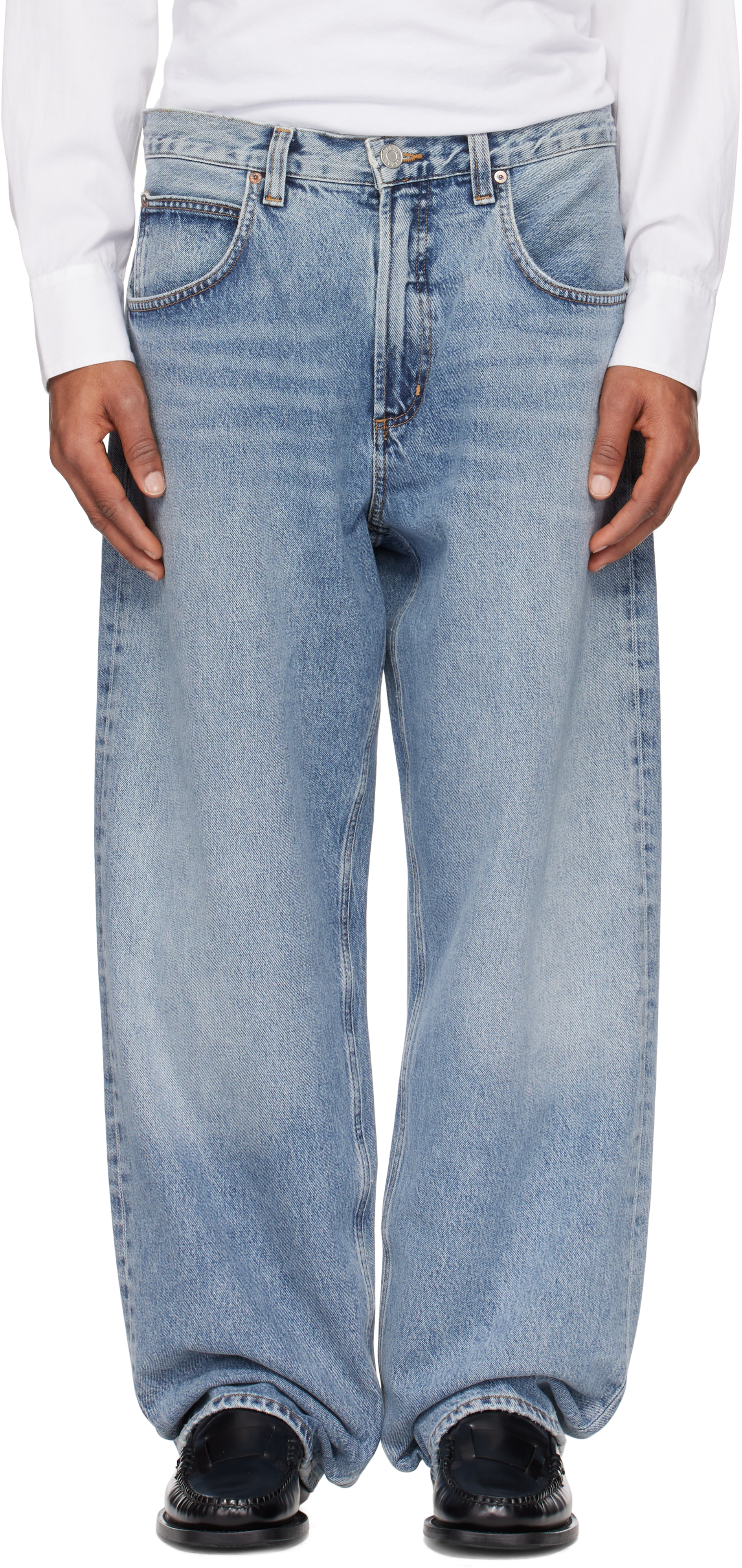 デニム・ジーパン AGOLDE FW25 JEANS (A229 1157DBC) JEANS Agolde $279.03 USD - Biffi Boutiques