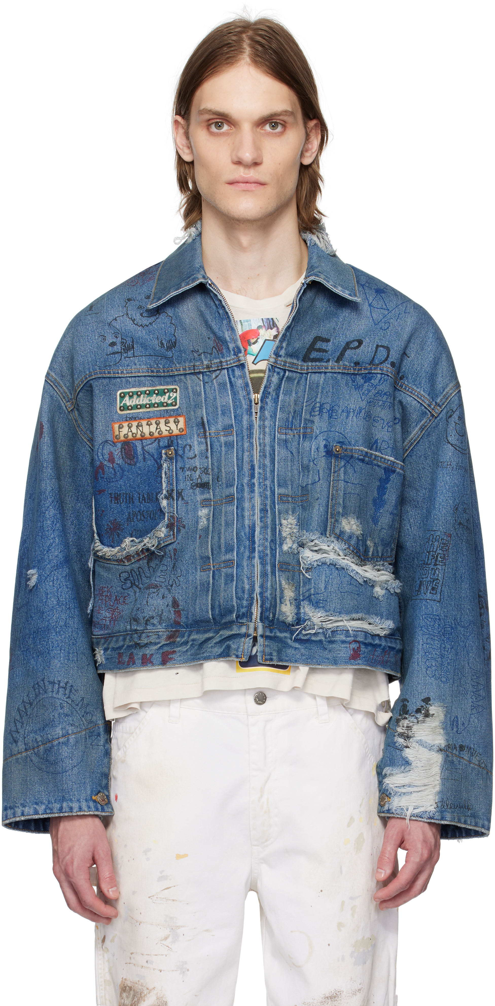 Blue 
Ur Fantasy
 Denim Jacket