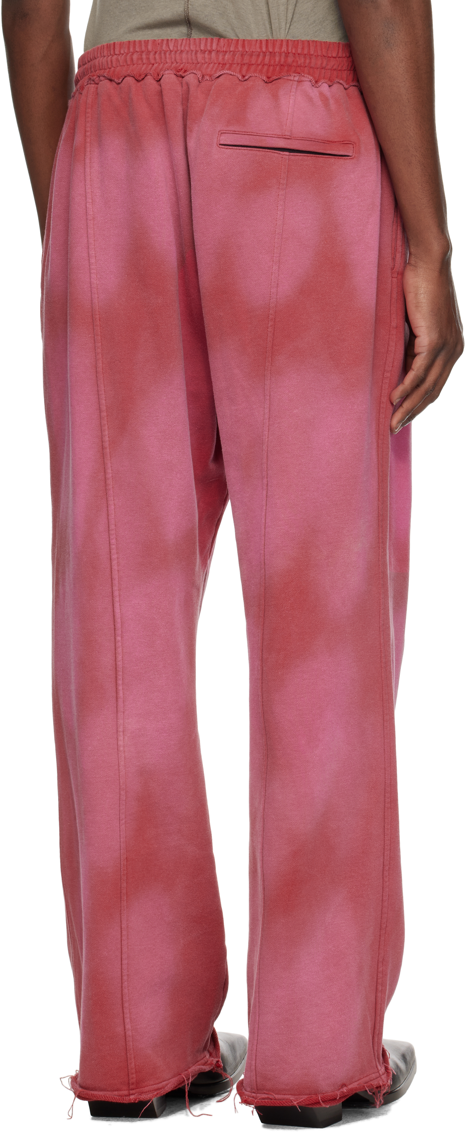 Kusikohc Red Dyed Sweatpants In Red