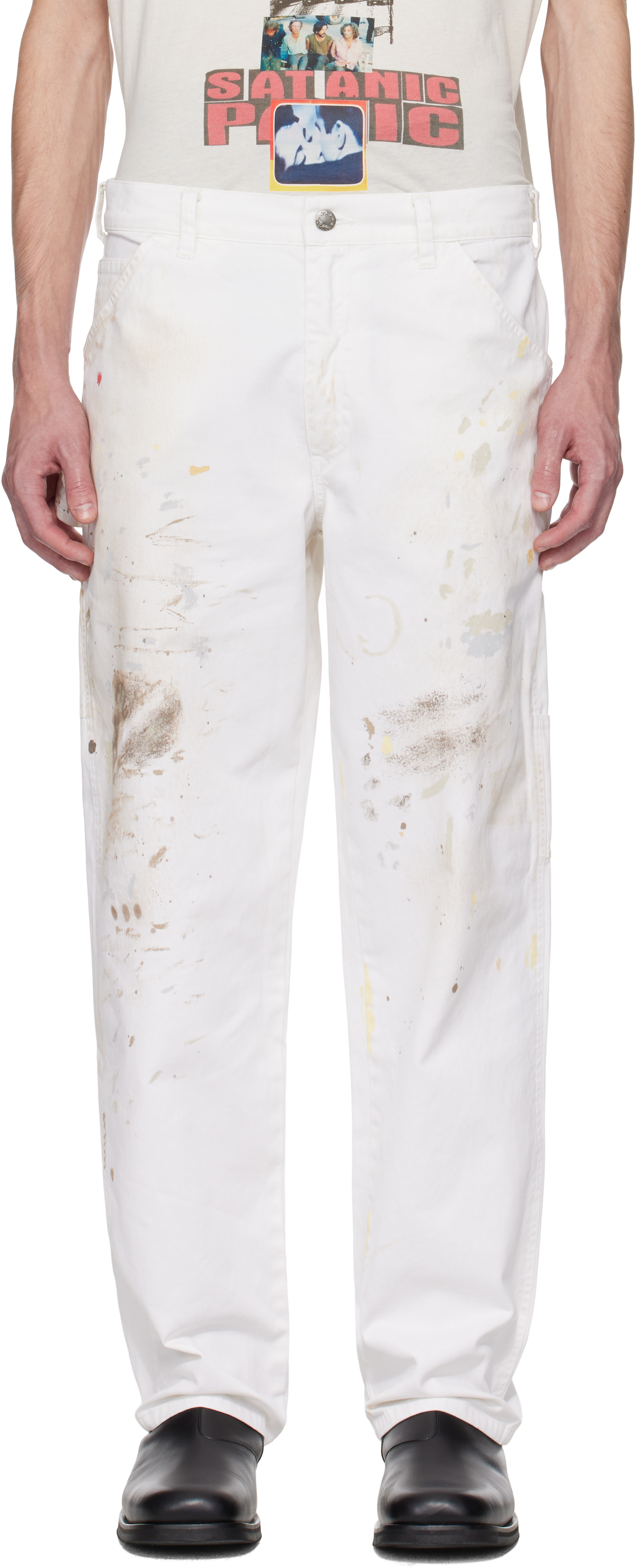 Off-White Spells Painter Trousers