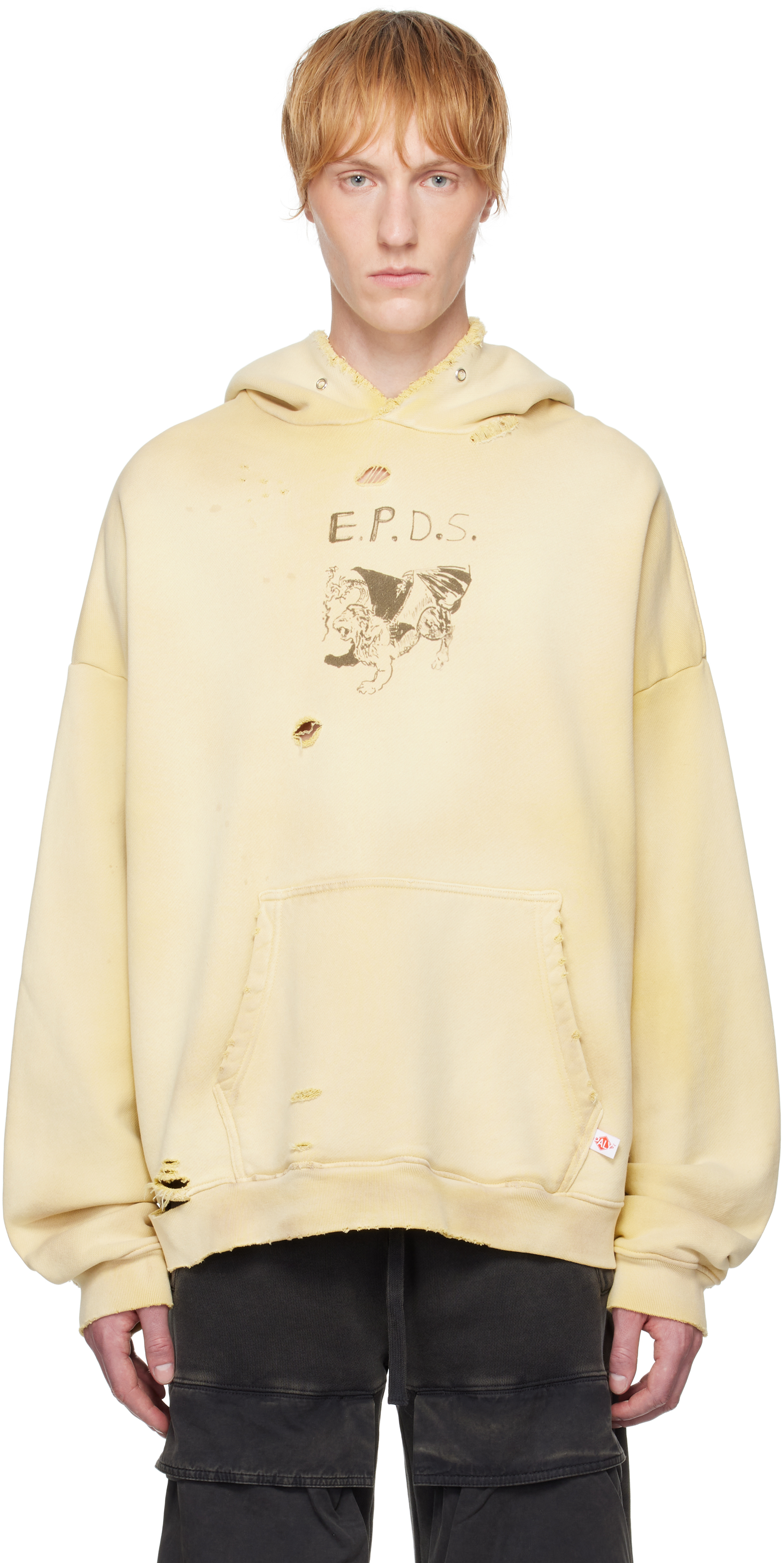 Yellow 'EPDS' Hoodie