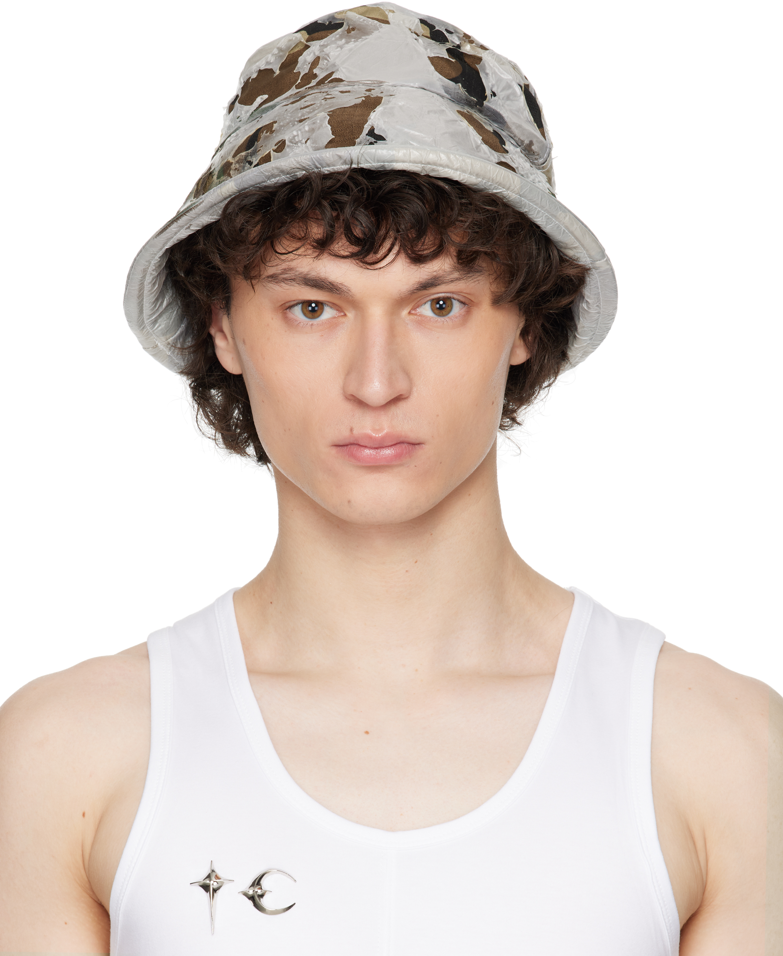 Thug Club: Green Burnt Bio Army Bucket Hat | SSENSE Thug Club: Green Burnt Bio Army Bucket Hat | SSENSE