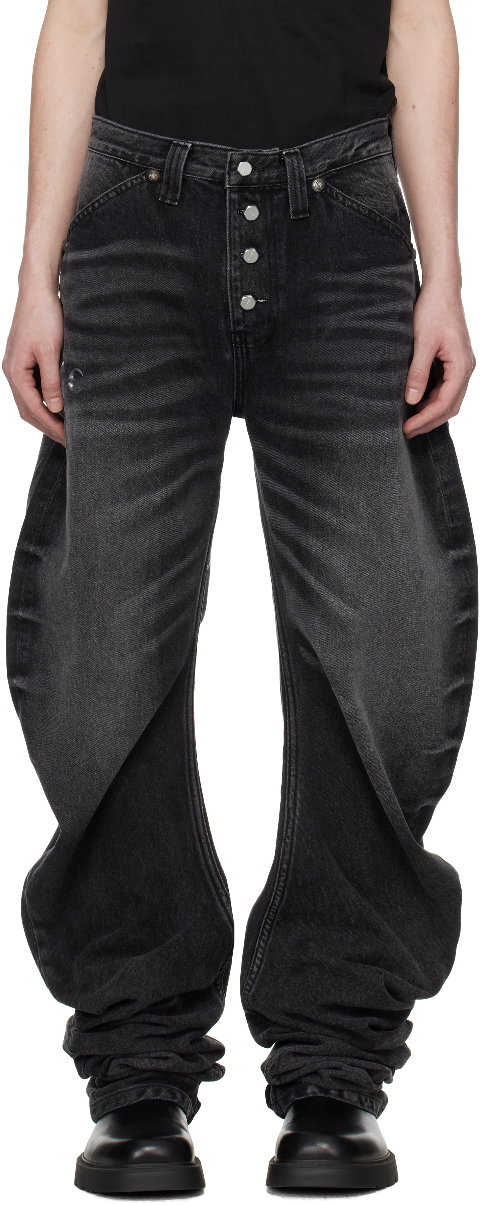 Black Parkour Jeans