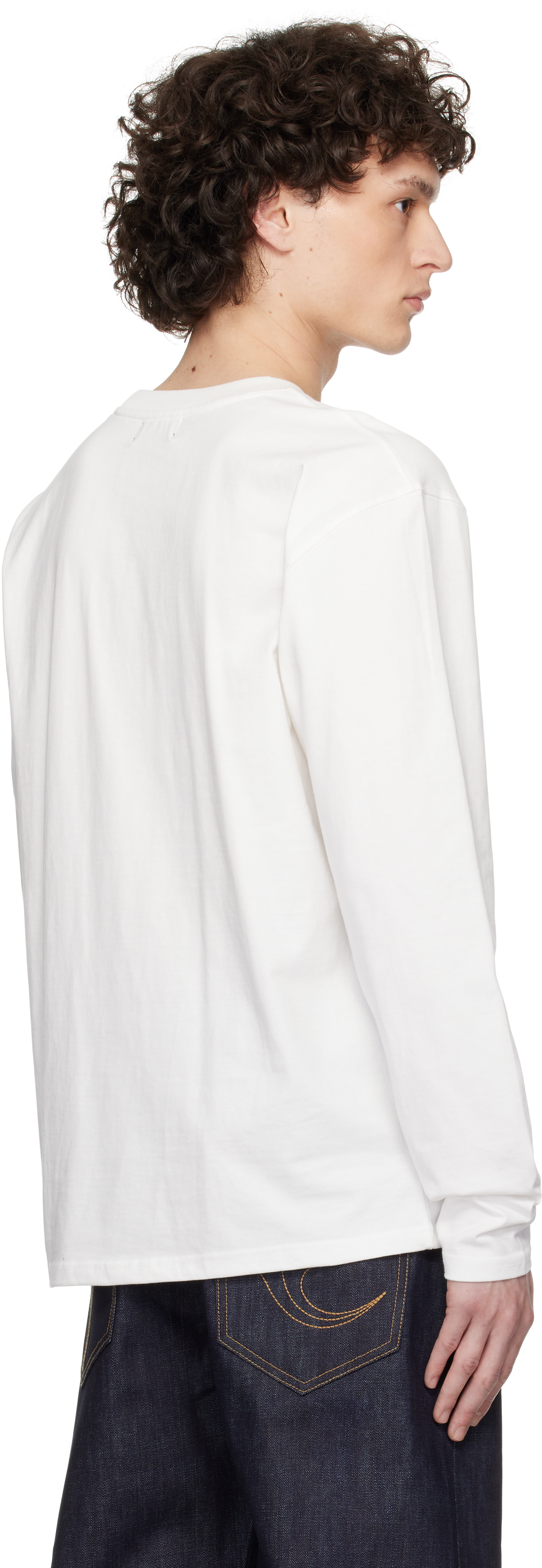 Thug Club White Tc Basic Long Sleeve T-shirt In White