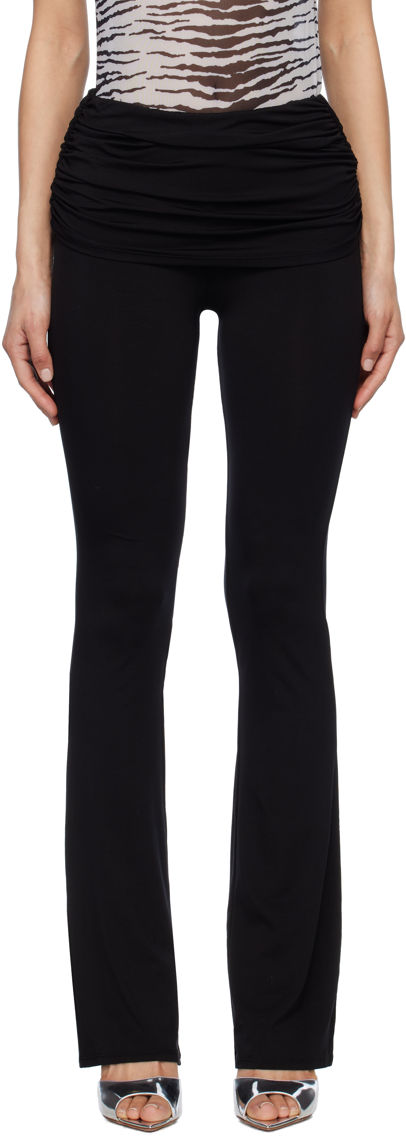 MIAOU BLACK ALANA TROUSERS