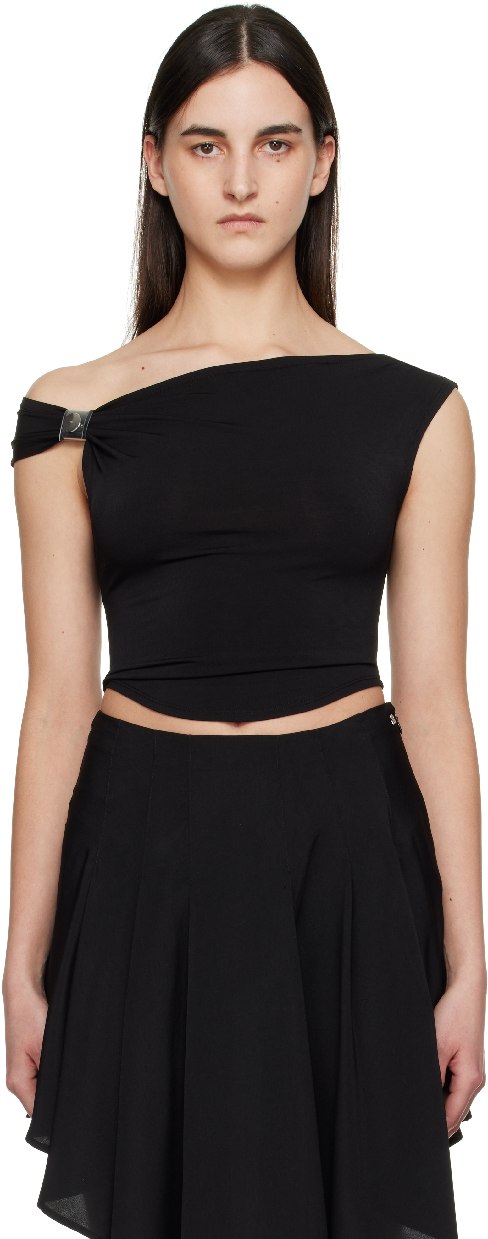 MIAOU BLACK ARIELLE TOP 