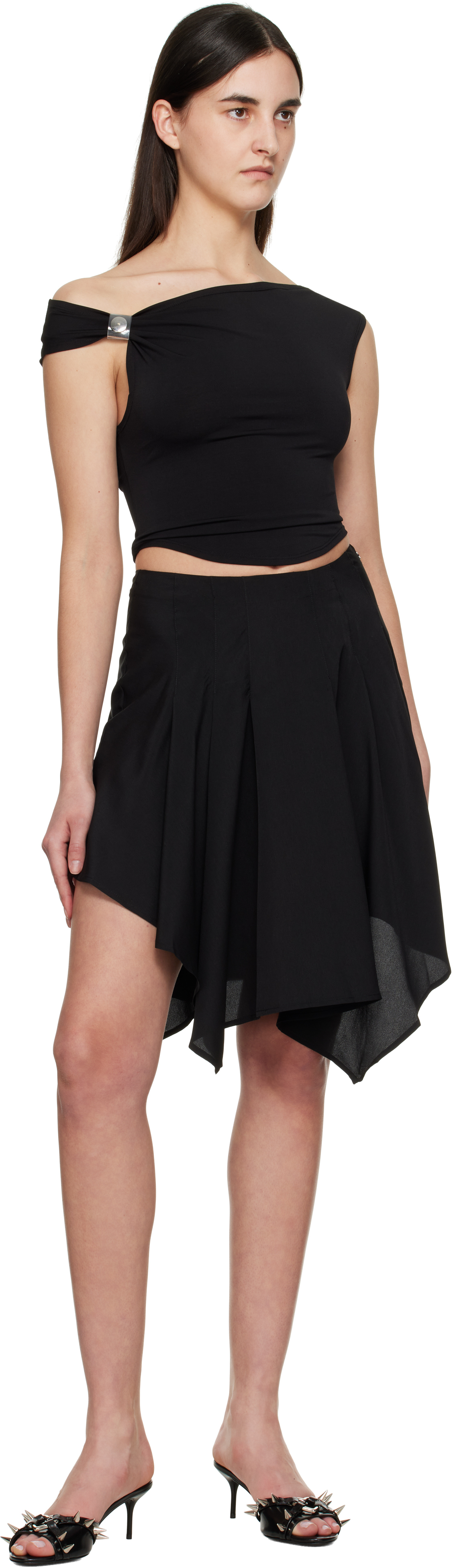 MIAOU BLACK ARIELLE TOP 
