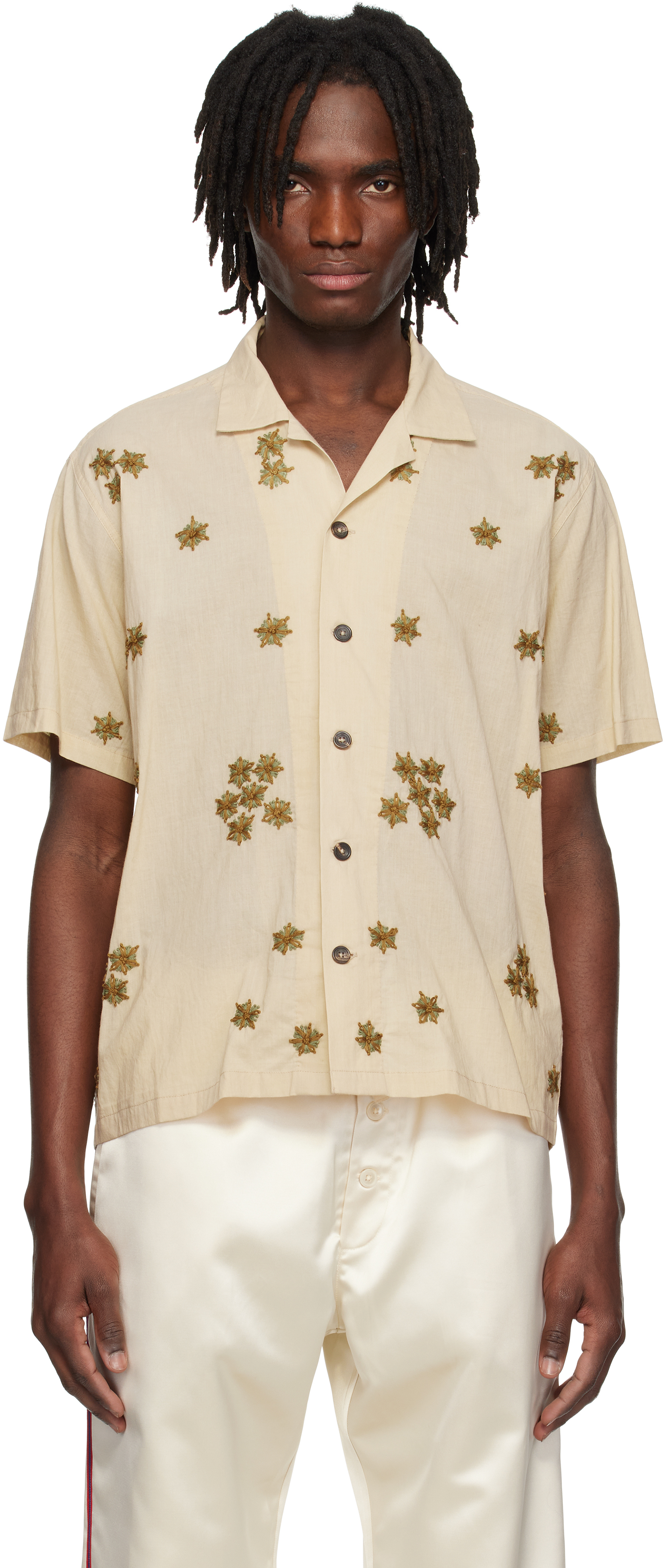 Beige Camp Shirt