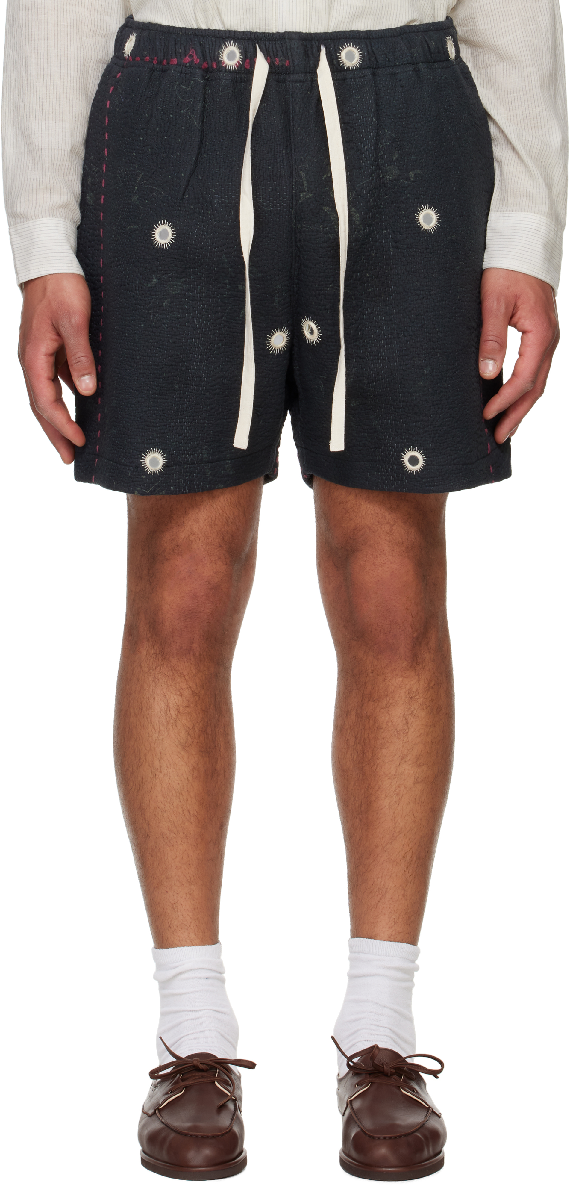 KARTIK RESEARCH BLACK MIRROR SHORTS