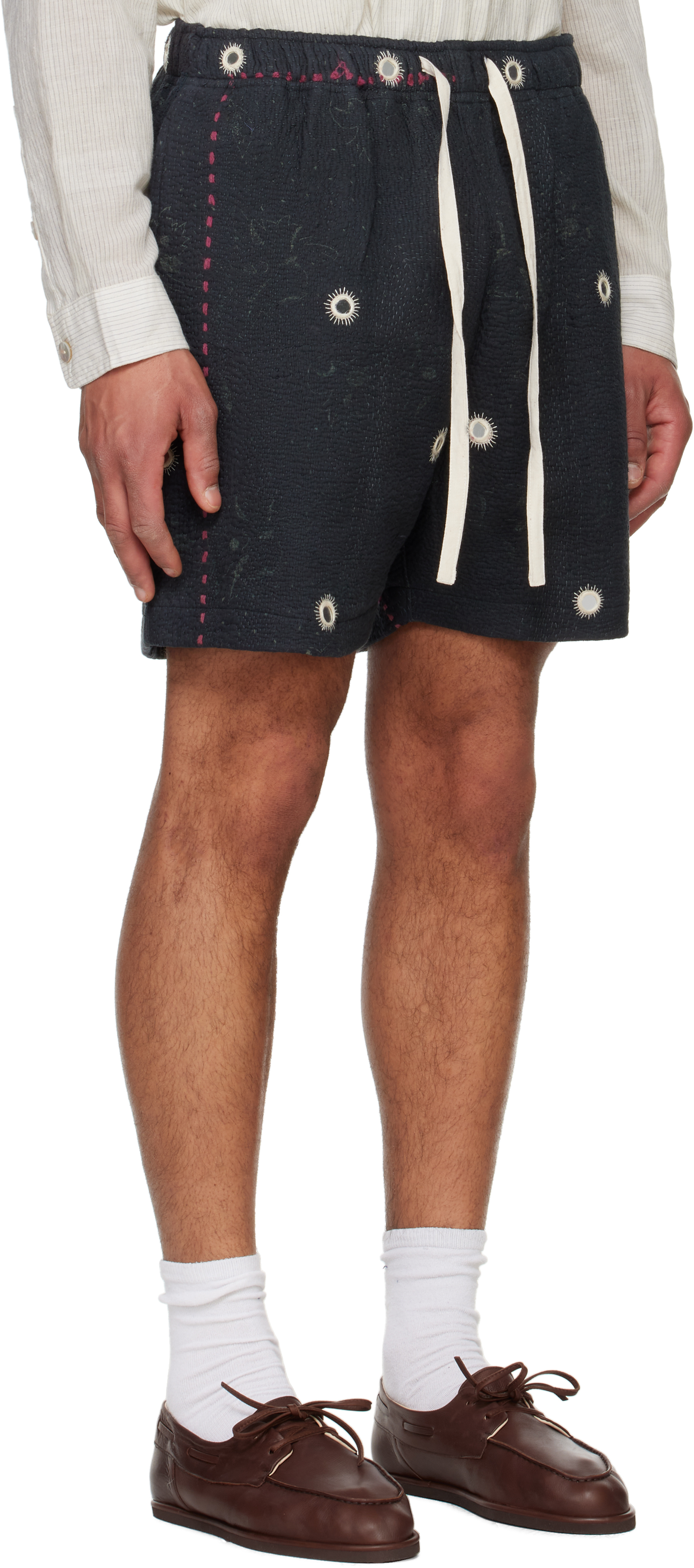 KARTIK RESEARCH BLACK MIRROR SHORTS