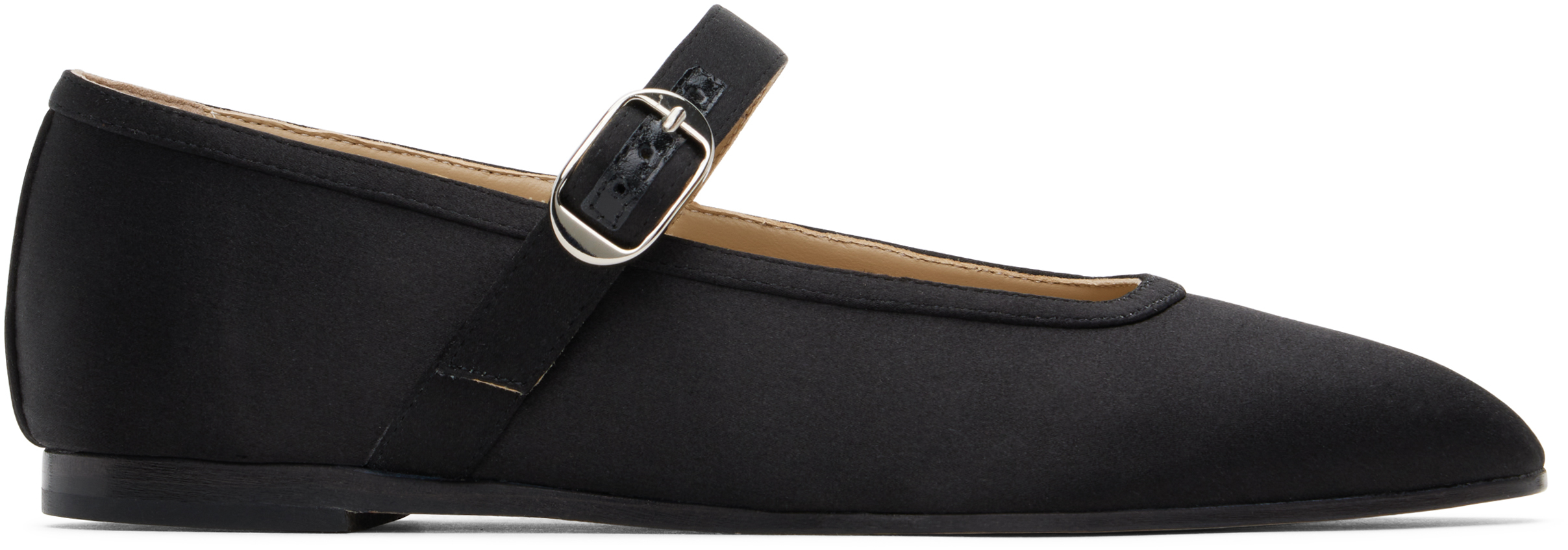 バレエシューズ Le Monde Beryl Ballerinas Black Le Monde Beryl: Black Mary Jane Ballerina Flats | SSENSE