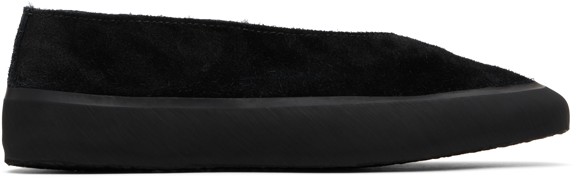 Black Apres Sci Suede Shearling Loafers