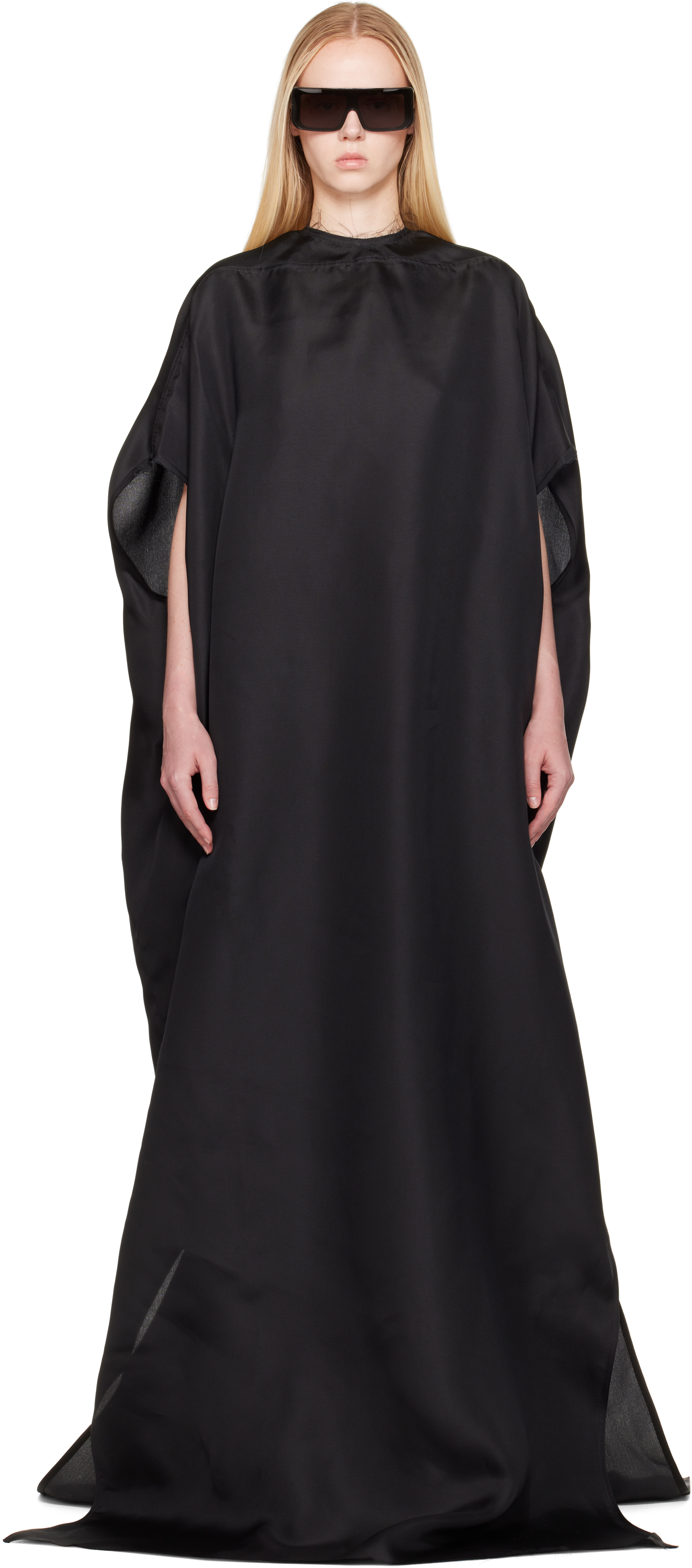 Rick Owens Black Hollywood Tommy Maxi Dress In Black